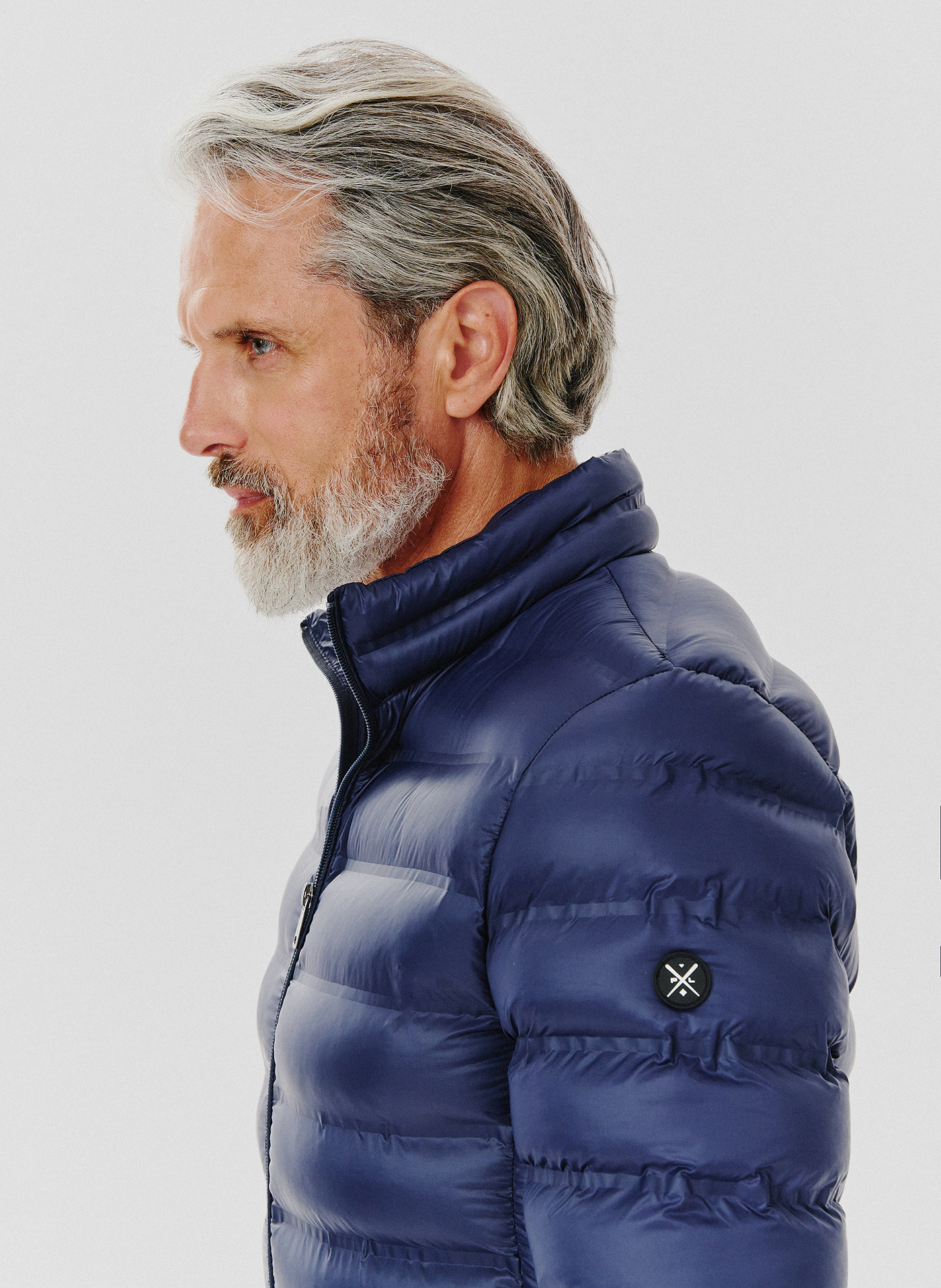 Krótka pikowana kurtka w kolorze granatowym - Pako Lorente