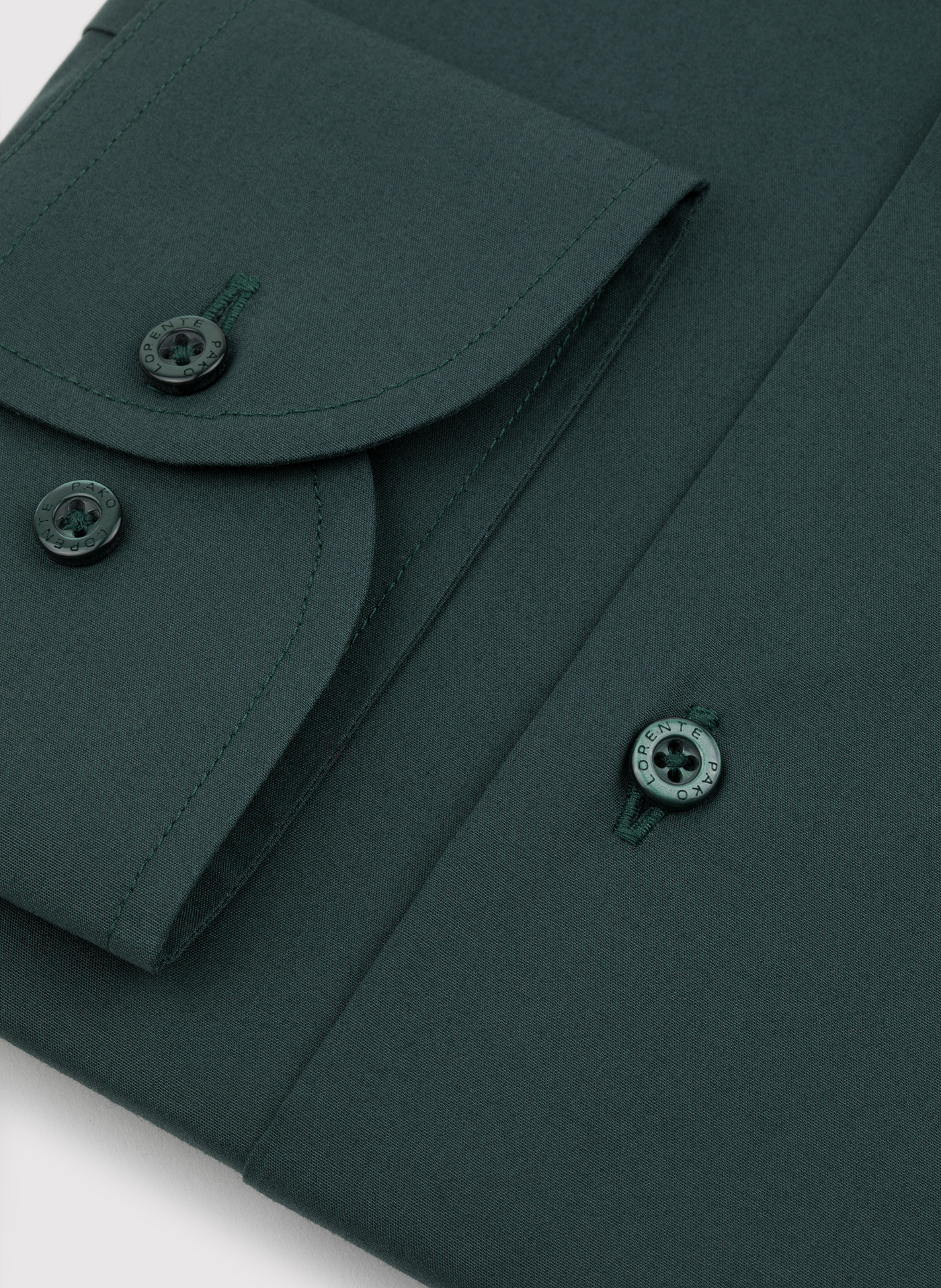 Zielona koszula męska długi rękaw - Pako Lorente