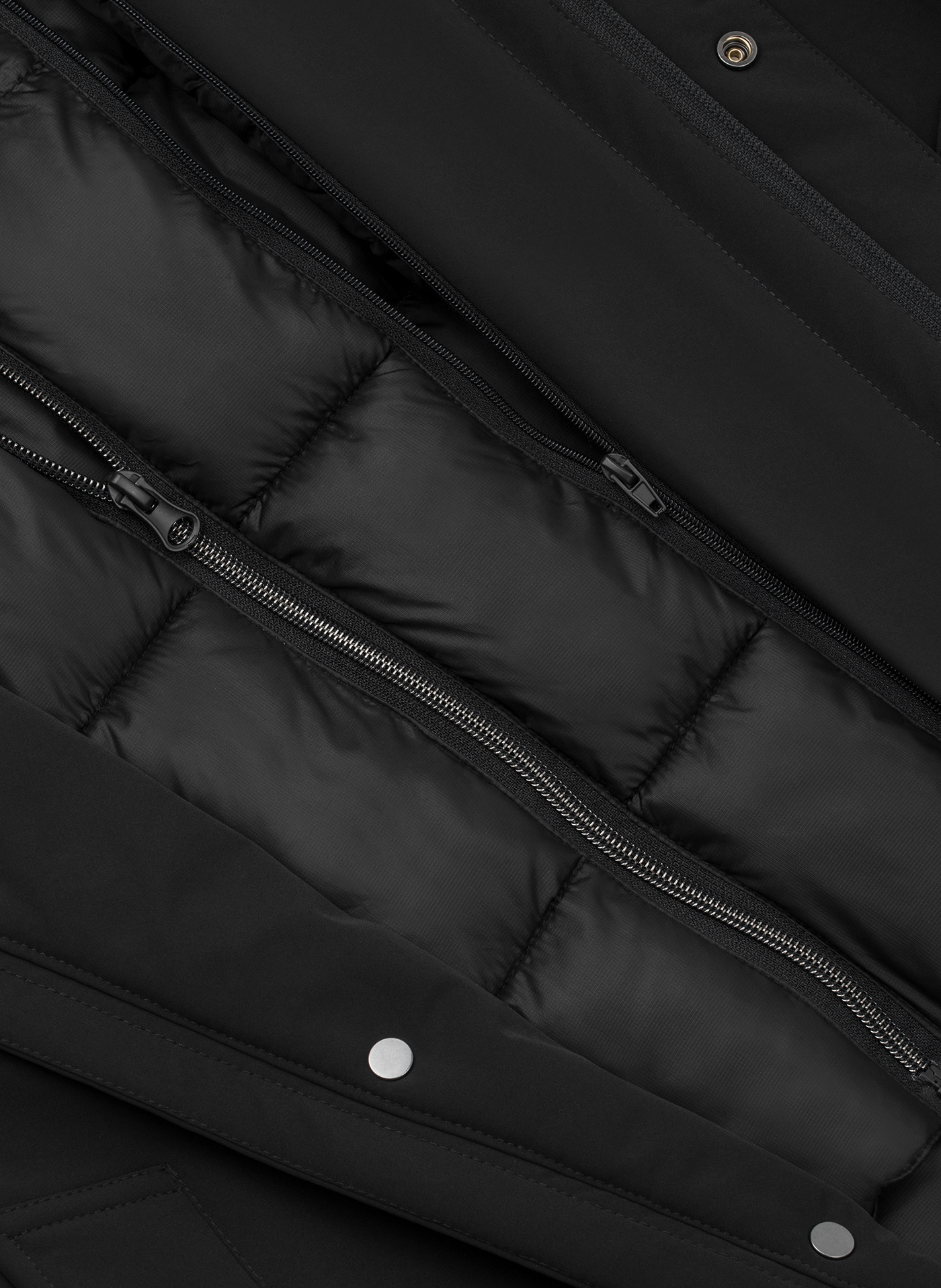 PAKO LORENTE - Czarna kurtka z odpinanym kołnierzem - Pako Lorente