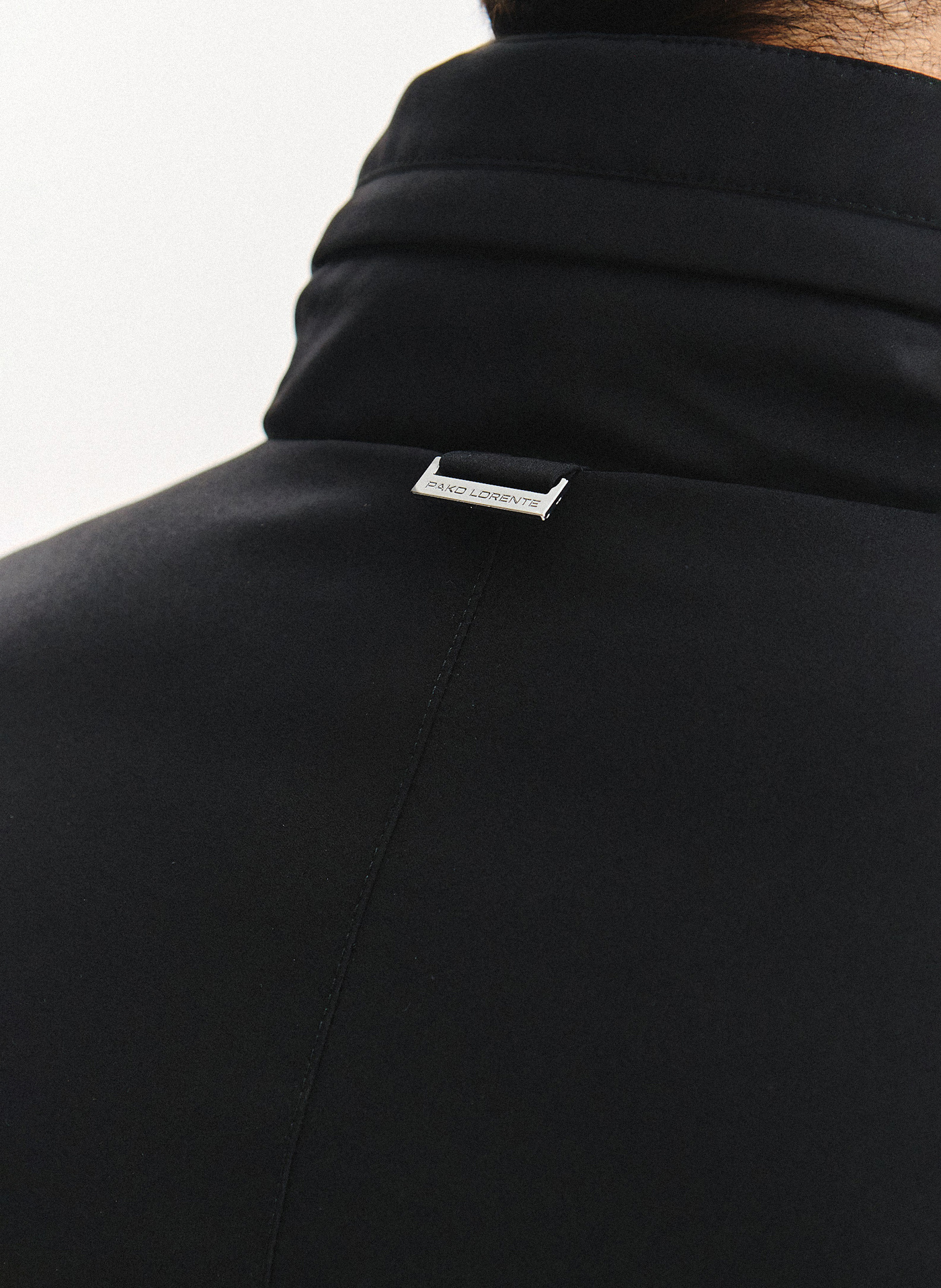 PAKO LORENTE - Czarna kurtka z odpinanym kołnierzem - Pako Lorente