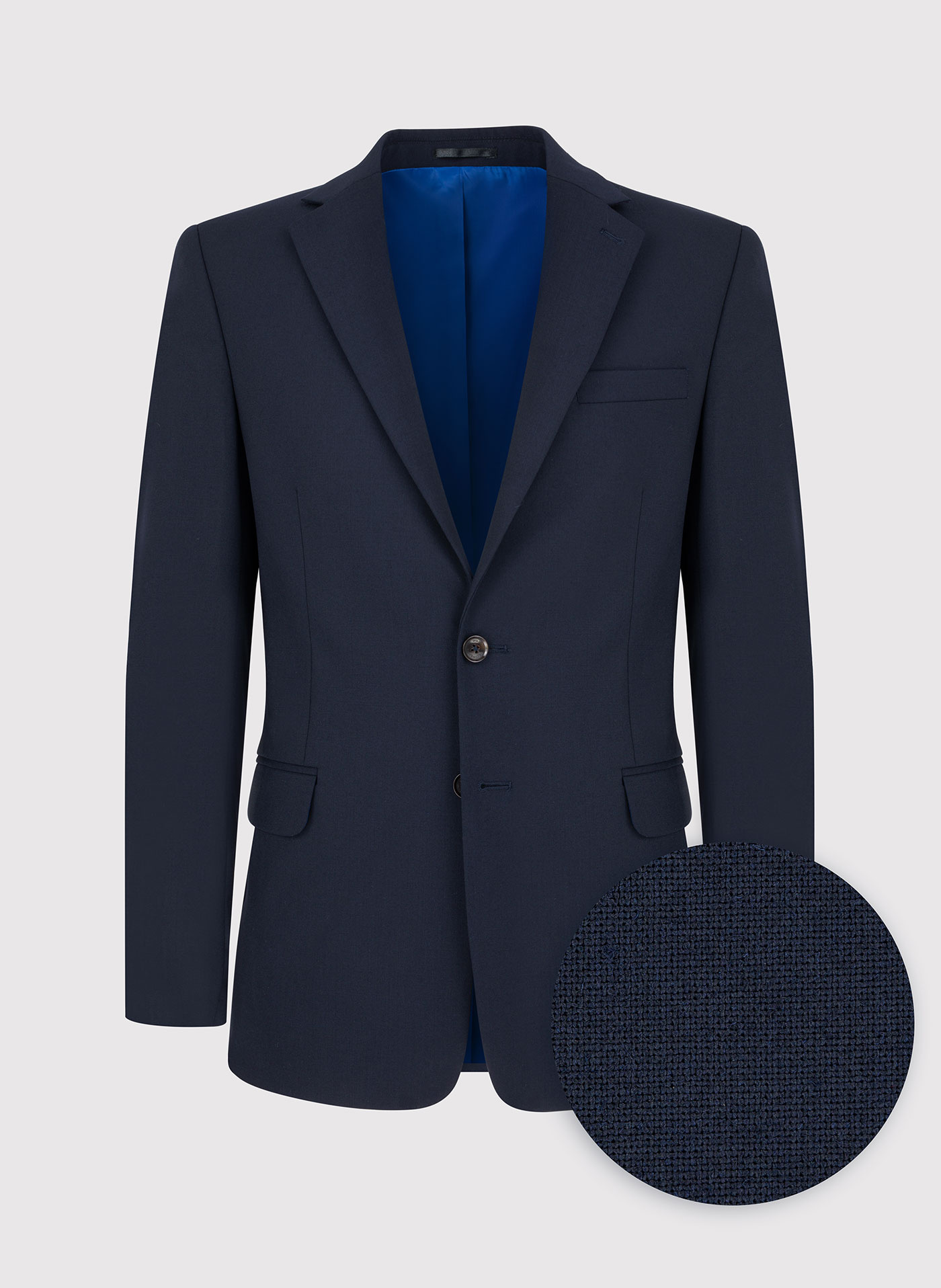 Gładka granatowa marynarka garniturowa - Pako Lorente