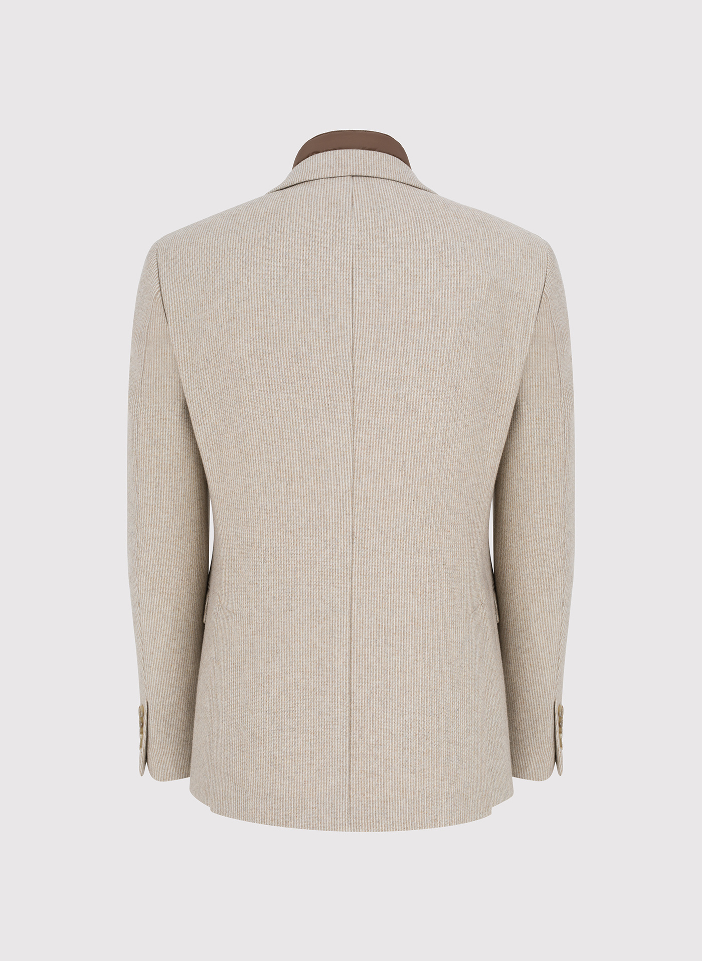 PAKO LORENTE - Beżowa marynarka męska z odpinaną stójką - Pako Lorente