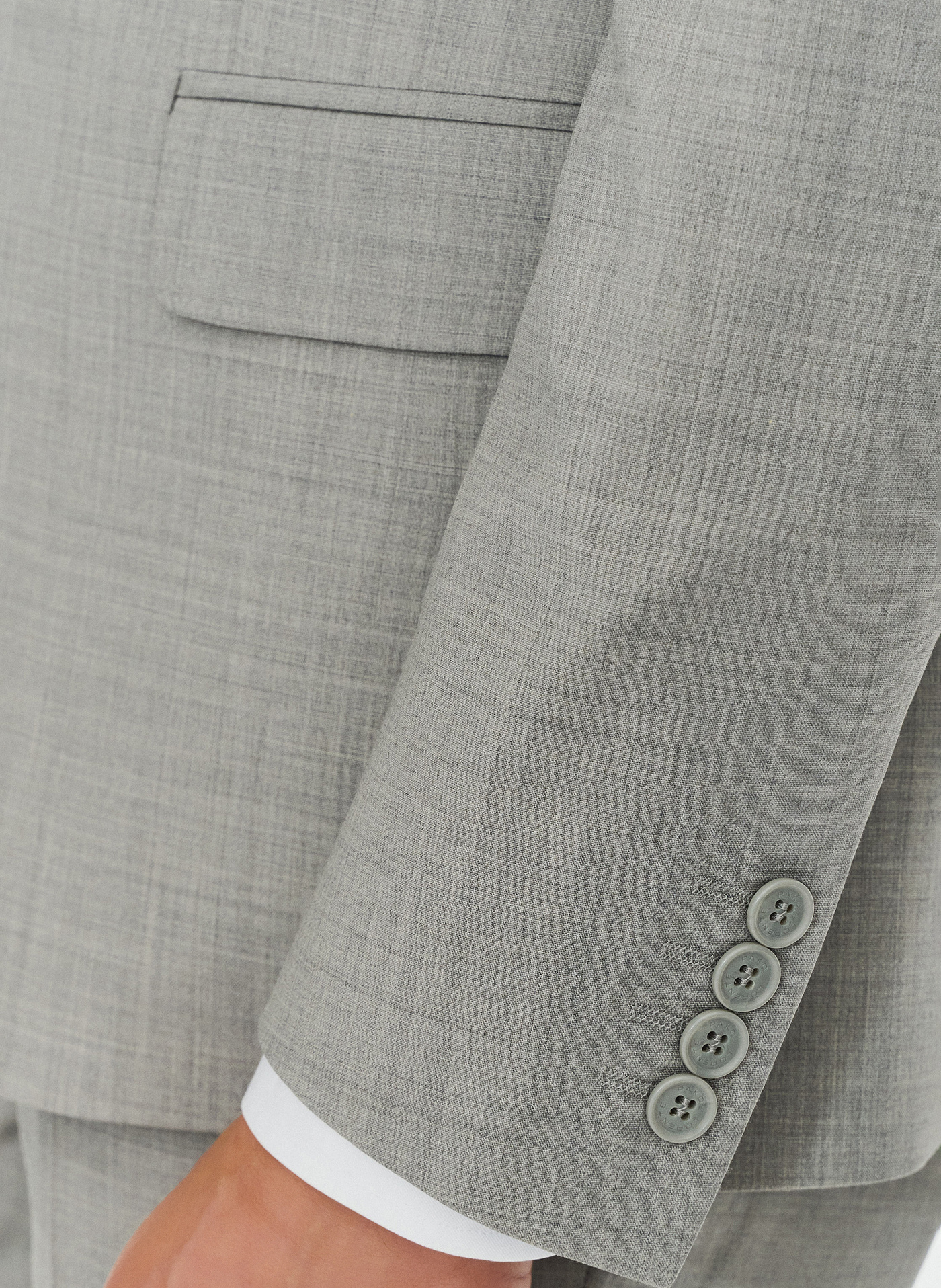 Męska marynarka garniturowa w odcieniu jasnoszarym - Pako Lorente