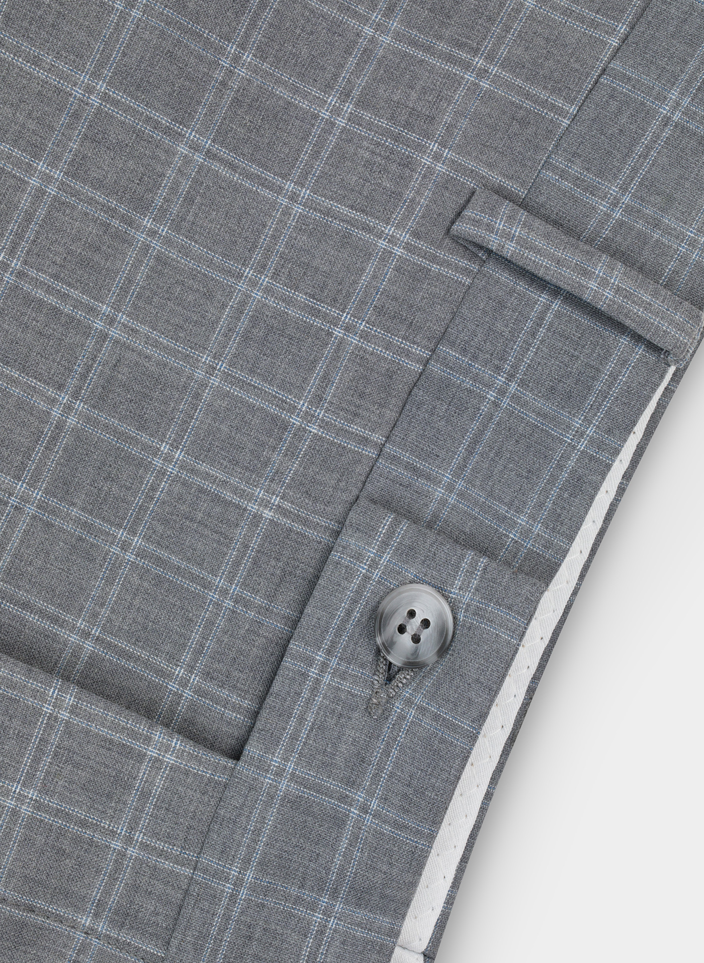 Szare spodnie garniturowe P22SF-6G-008-S-S - Pako Lorente