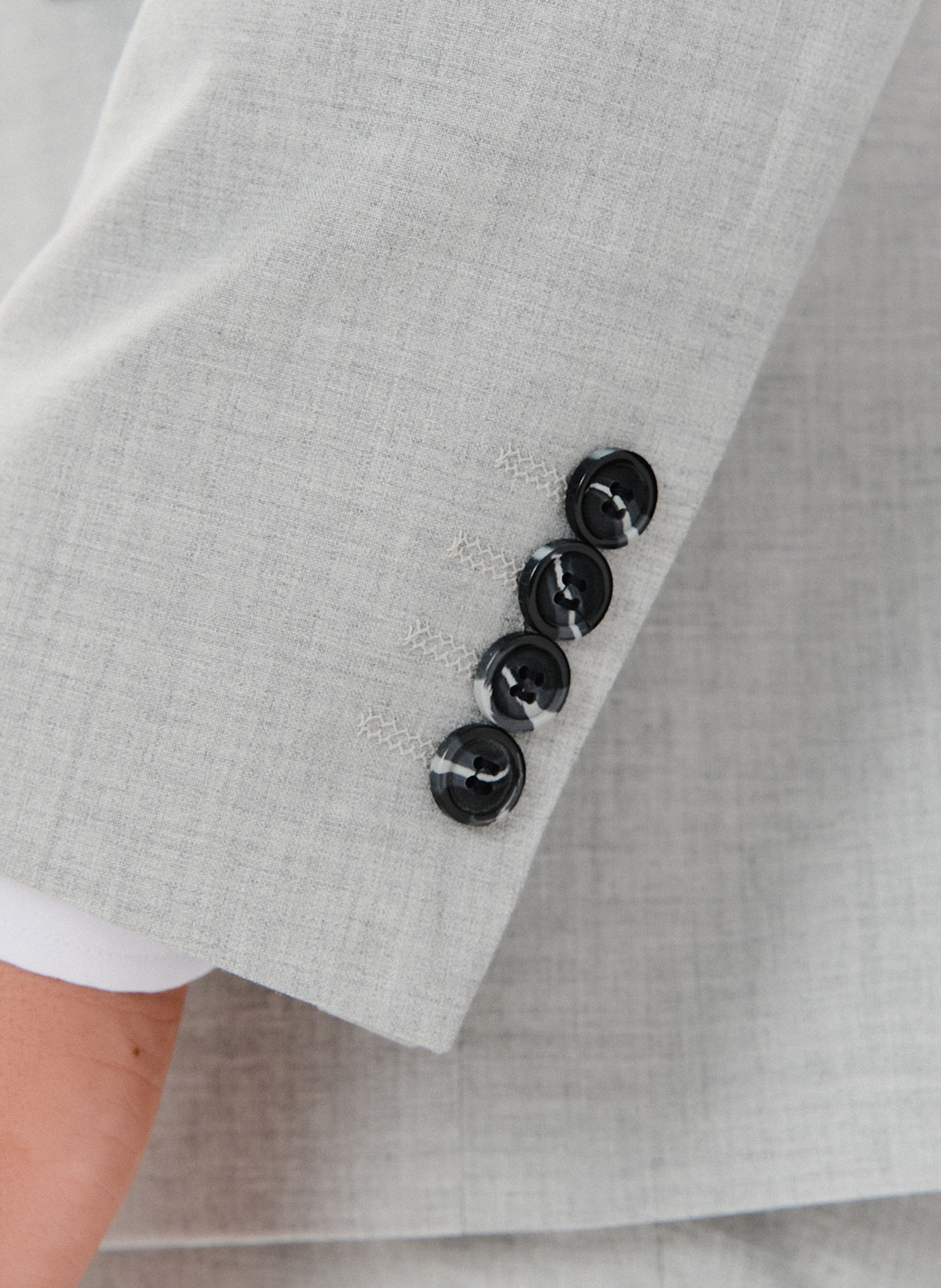 Marynarka garniturowa w kolorze jasnoszarym - Pako Lorente