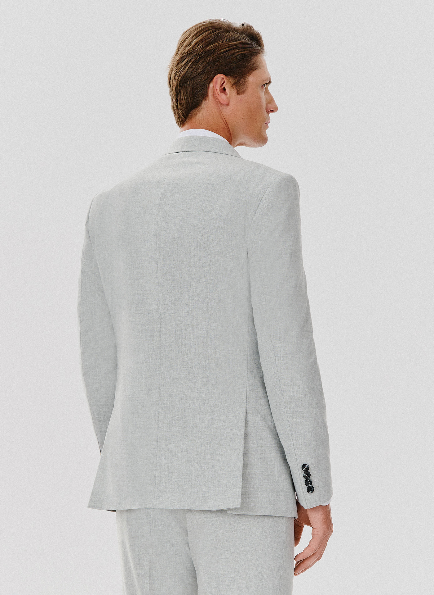 Marynarka garniturowa w kolorze jasnoszarym - Pako Lorente