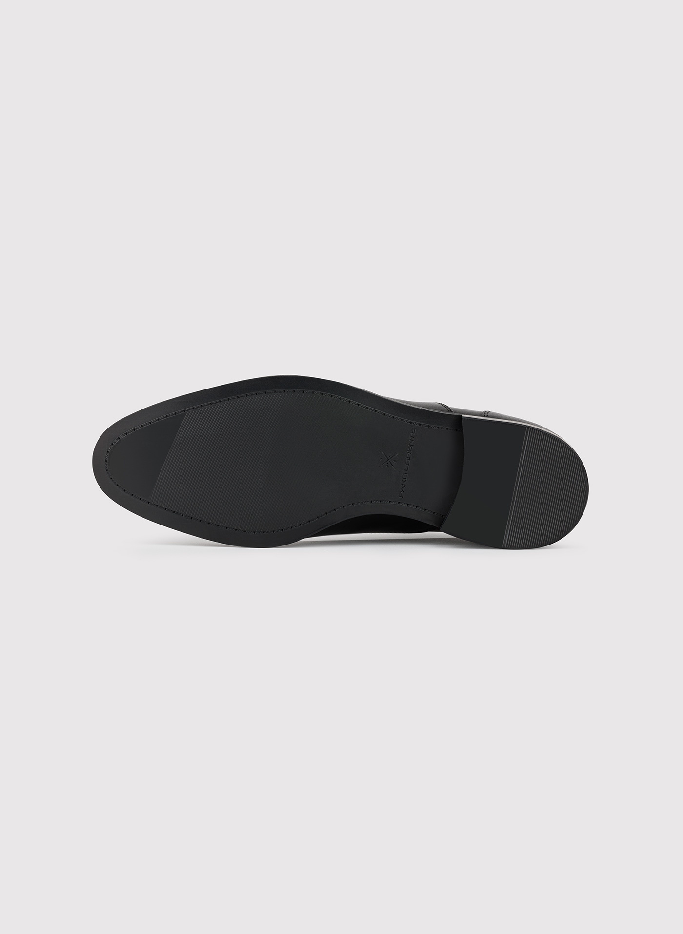 Czarne buty męskie typu brogsy - Pako Lorente