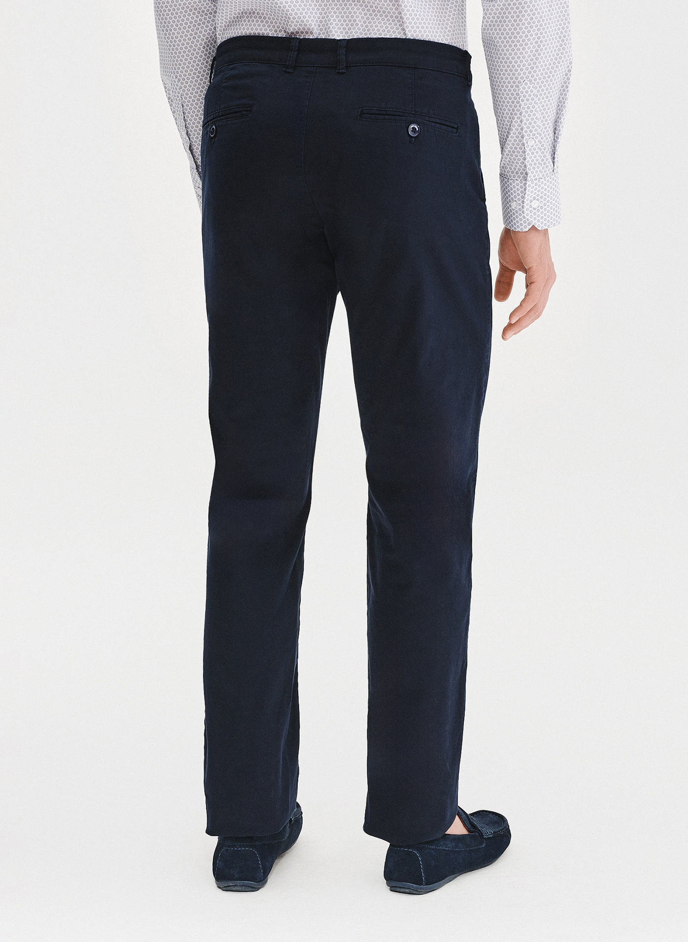 Granatowe spodnie chino - Pako Lorente