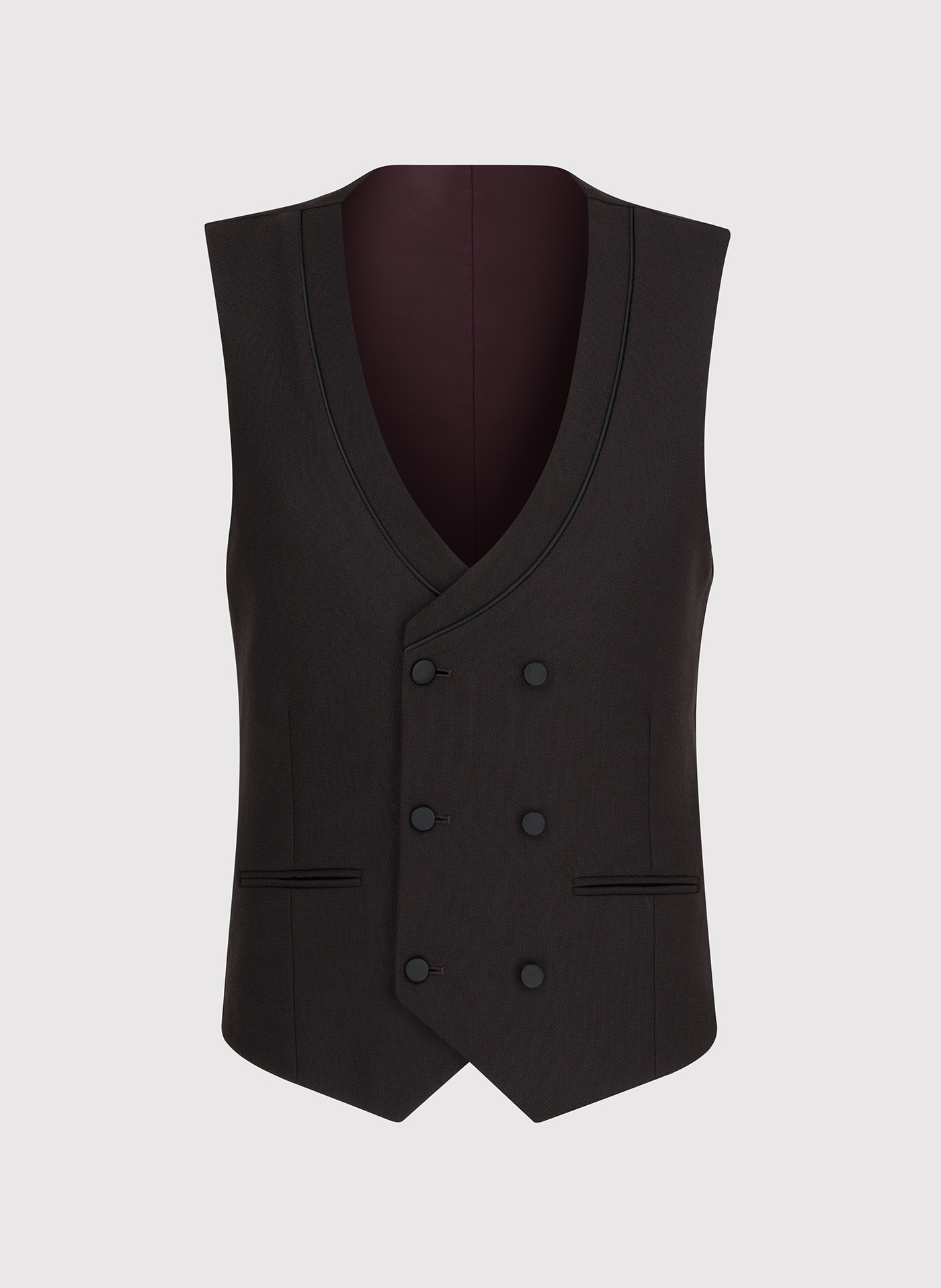 Brązowa kamizelka smokingowa - Pako Lorente