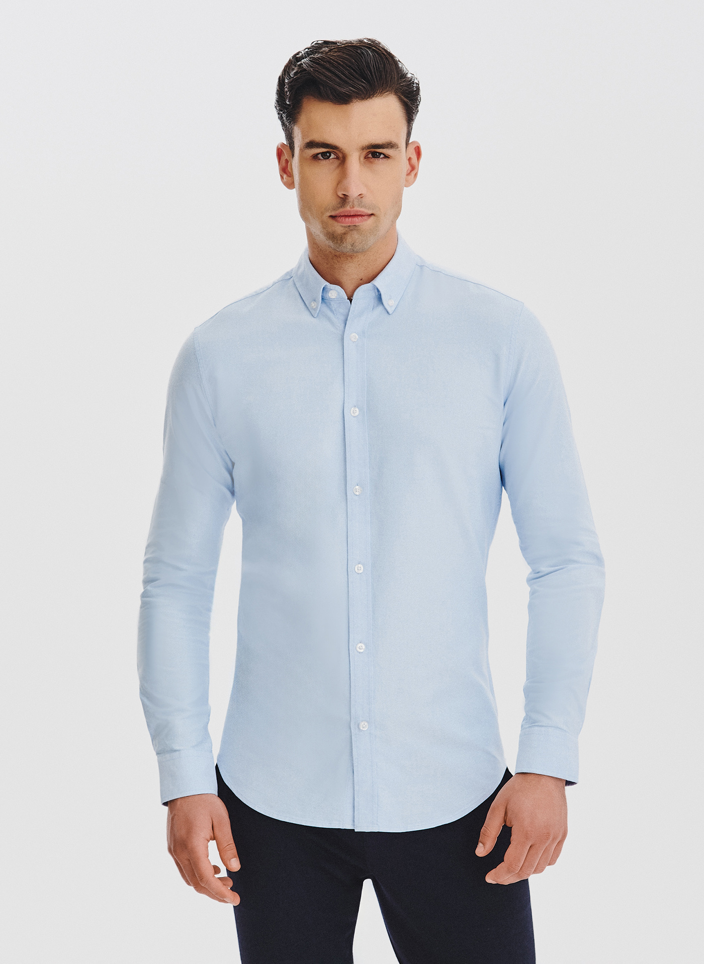 Niebieska koszula męska - Pako Lorente