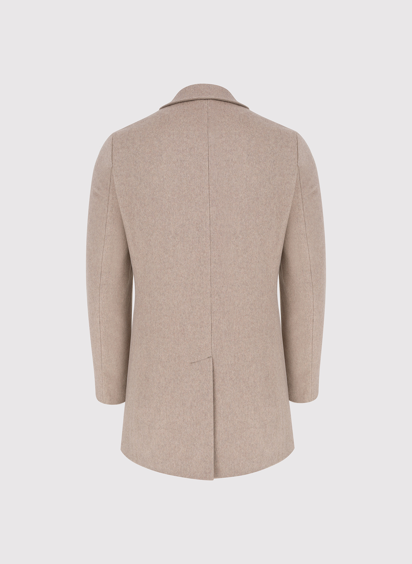 Beżowy płaszcz z wełną - Pako Lorente