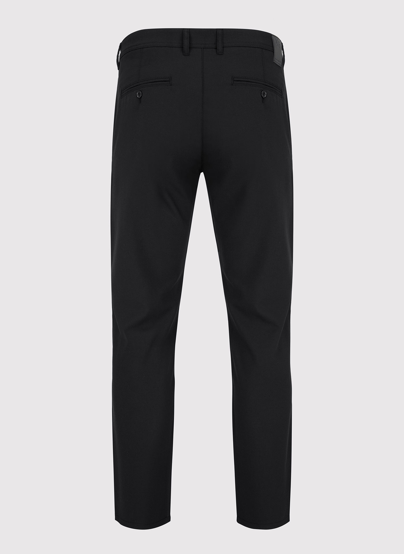 Męskie gładkie czarne spodnie P23SF-WX-003-C-S - Pako Lorente