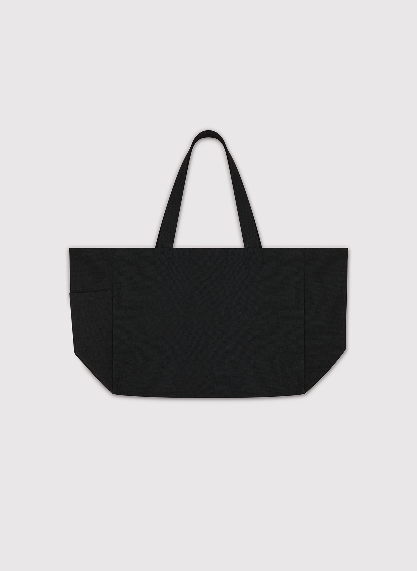 PAKO LORENTE - Czarna duża torba materiałowa unisex - Pako Lorente