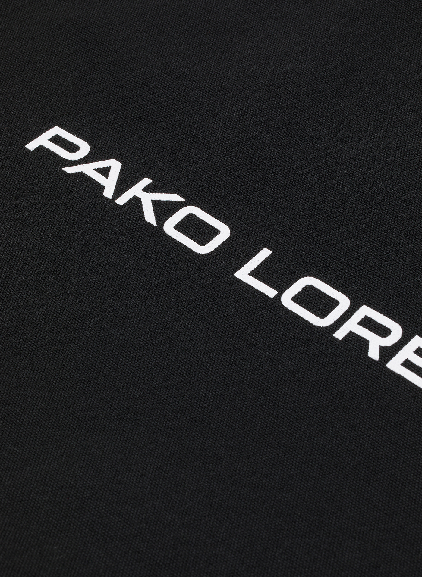 PAKO LORENTE - Czarna duża torba materiałowa unisex - Pako Lorente