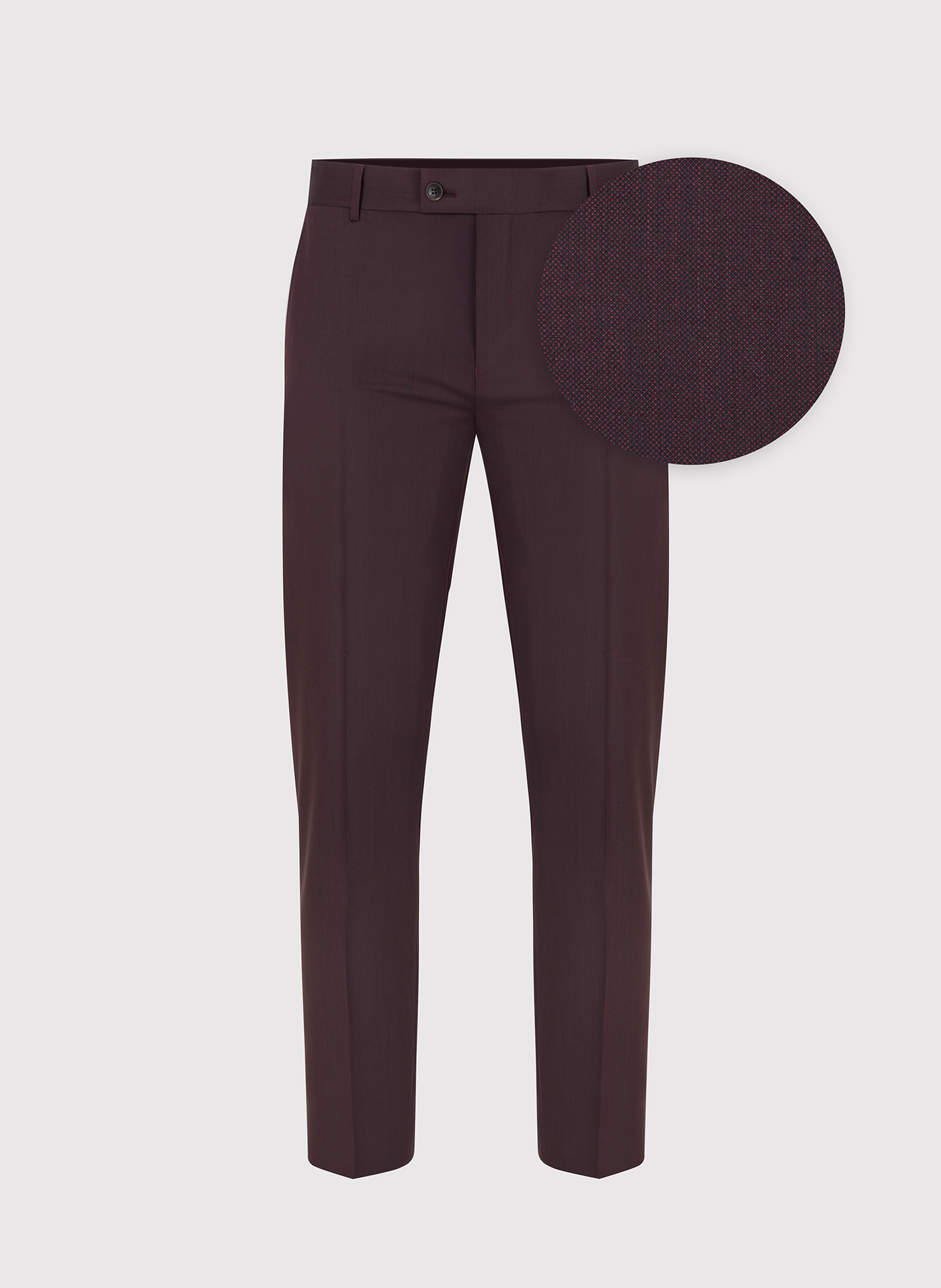 Spodnie garniturowe w kolorze burgundowym - Pako Lorente