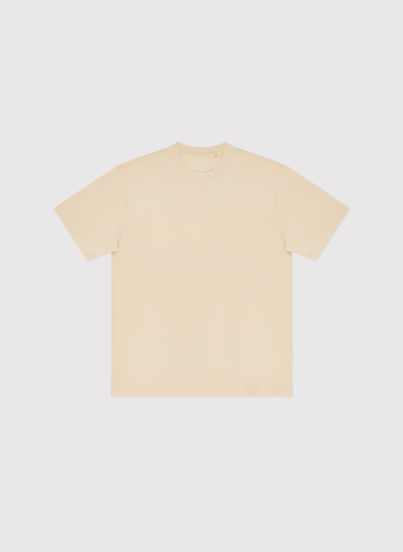 Beżowy t-shirt oversize - Pako Lorente