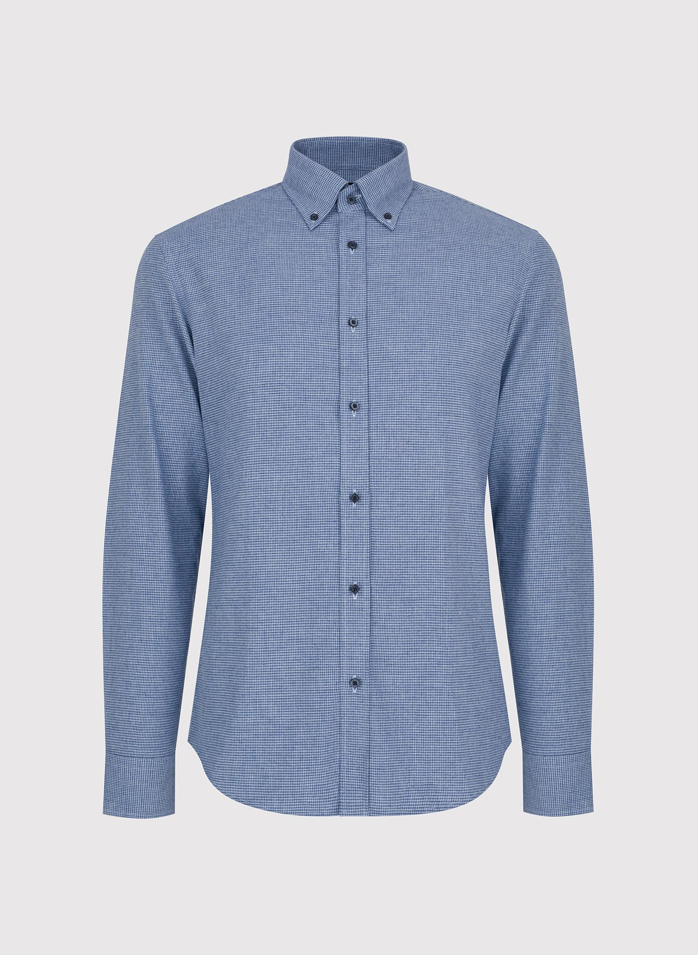 Granatowa koszula w pepitkę - Pako Lorente