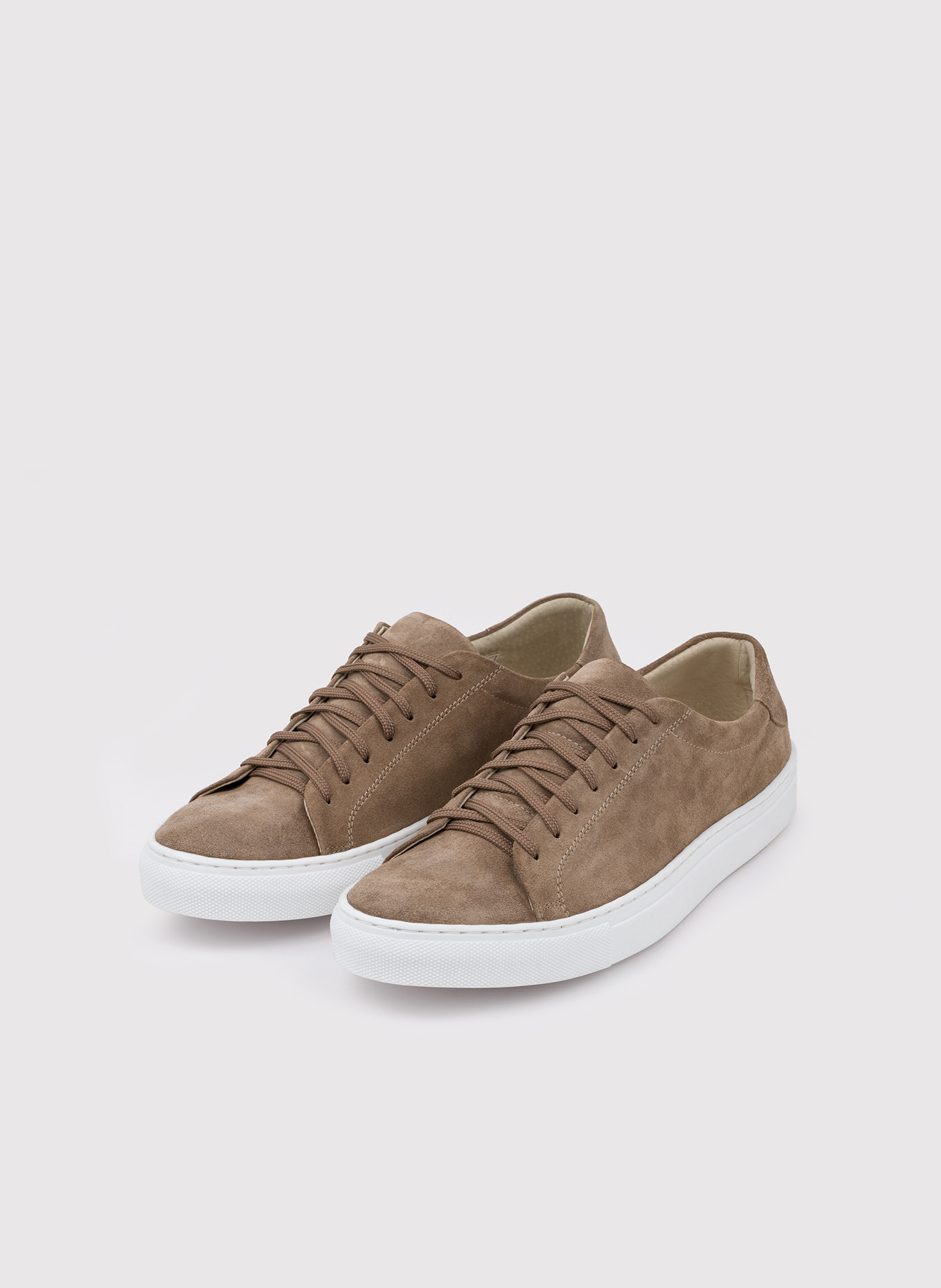 Beżowe sneakersy męskie - Pako Lorente