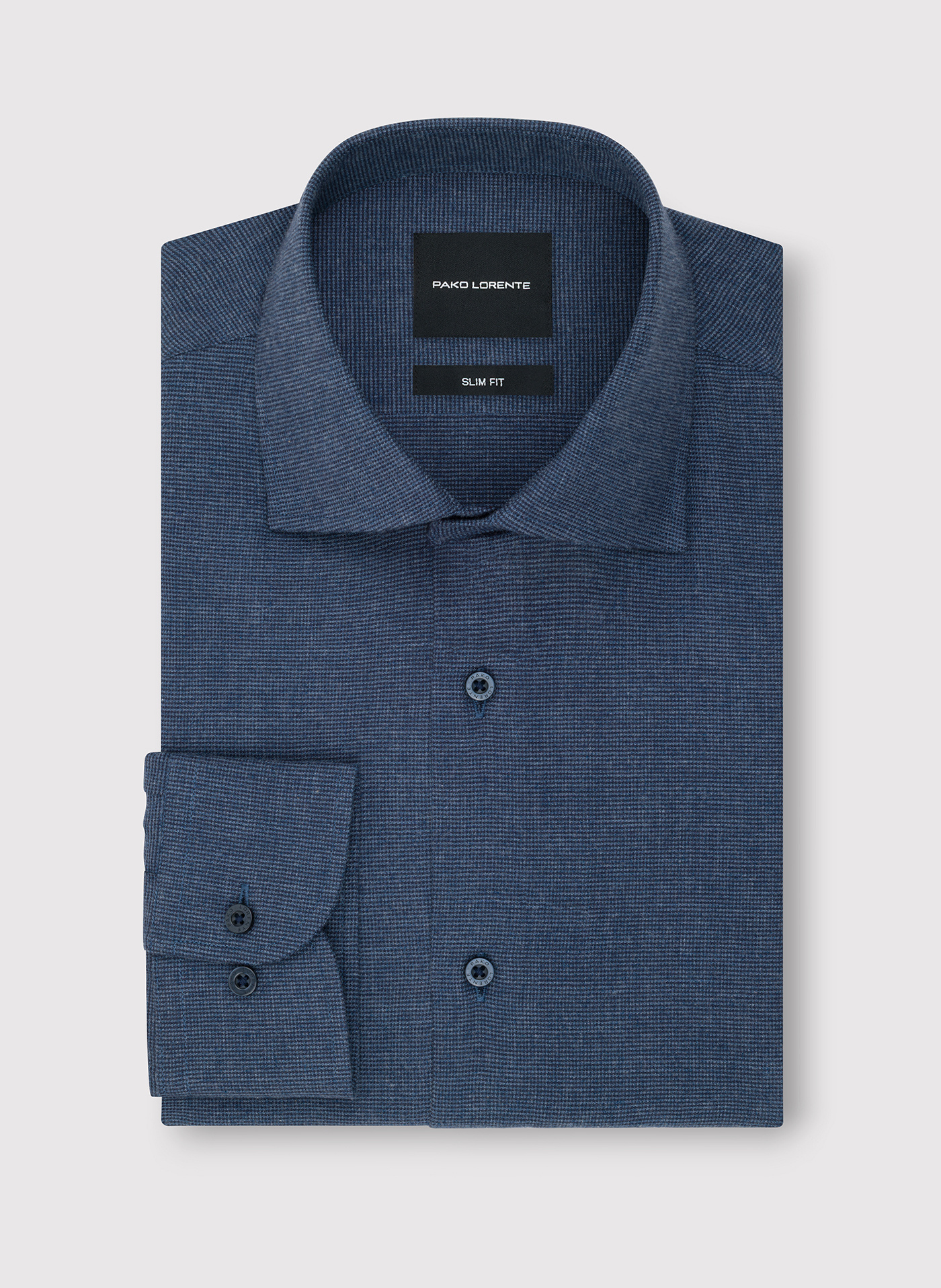 Bawełniana koszula w drobną pepitkę - Pako Lorente