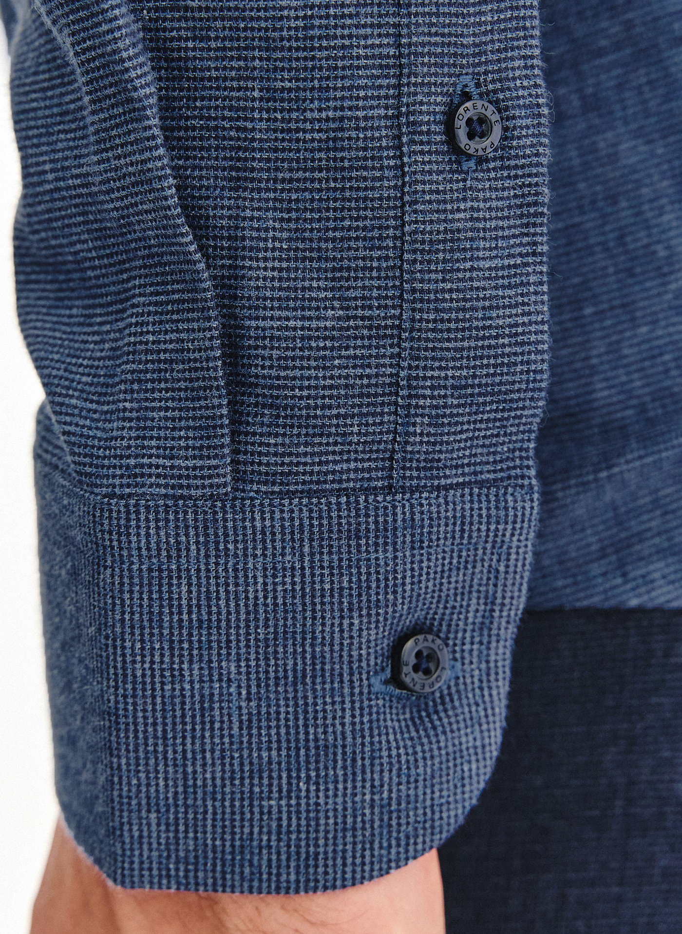 Bawełniana koszula w drobną pepitkę - Pako Lorente