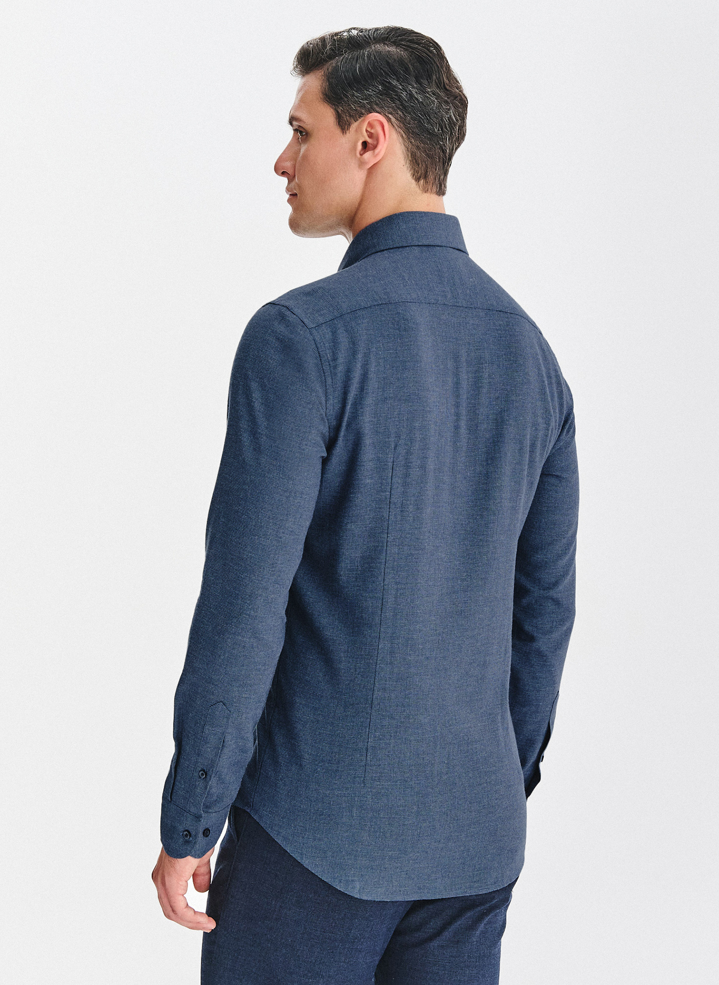 Bawełniana koszula w drobną pepitkę - Pako Lorente