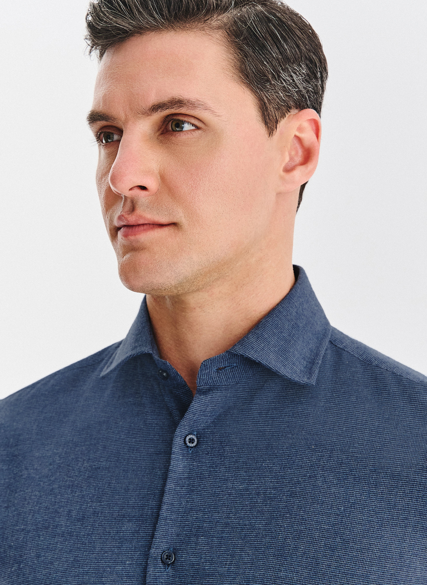 Bawełniana koszula w drobną pepitkę - Pako Lorente