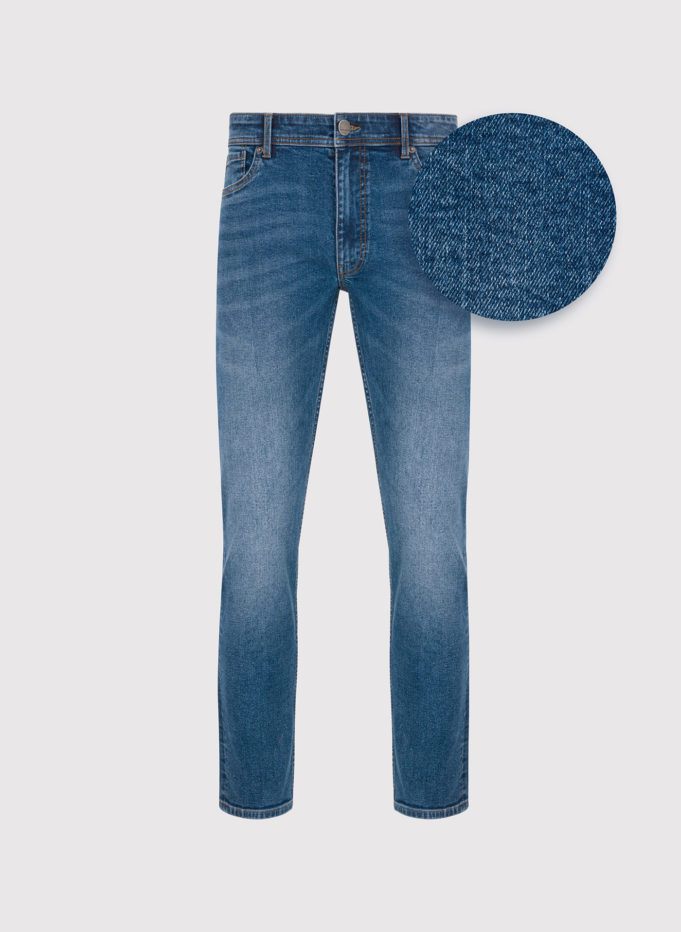 PAKO LORENTE - Granatowe jeansowe spodnie męskie - Pako Lorente