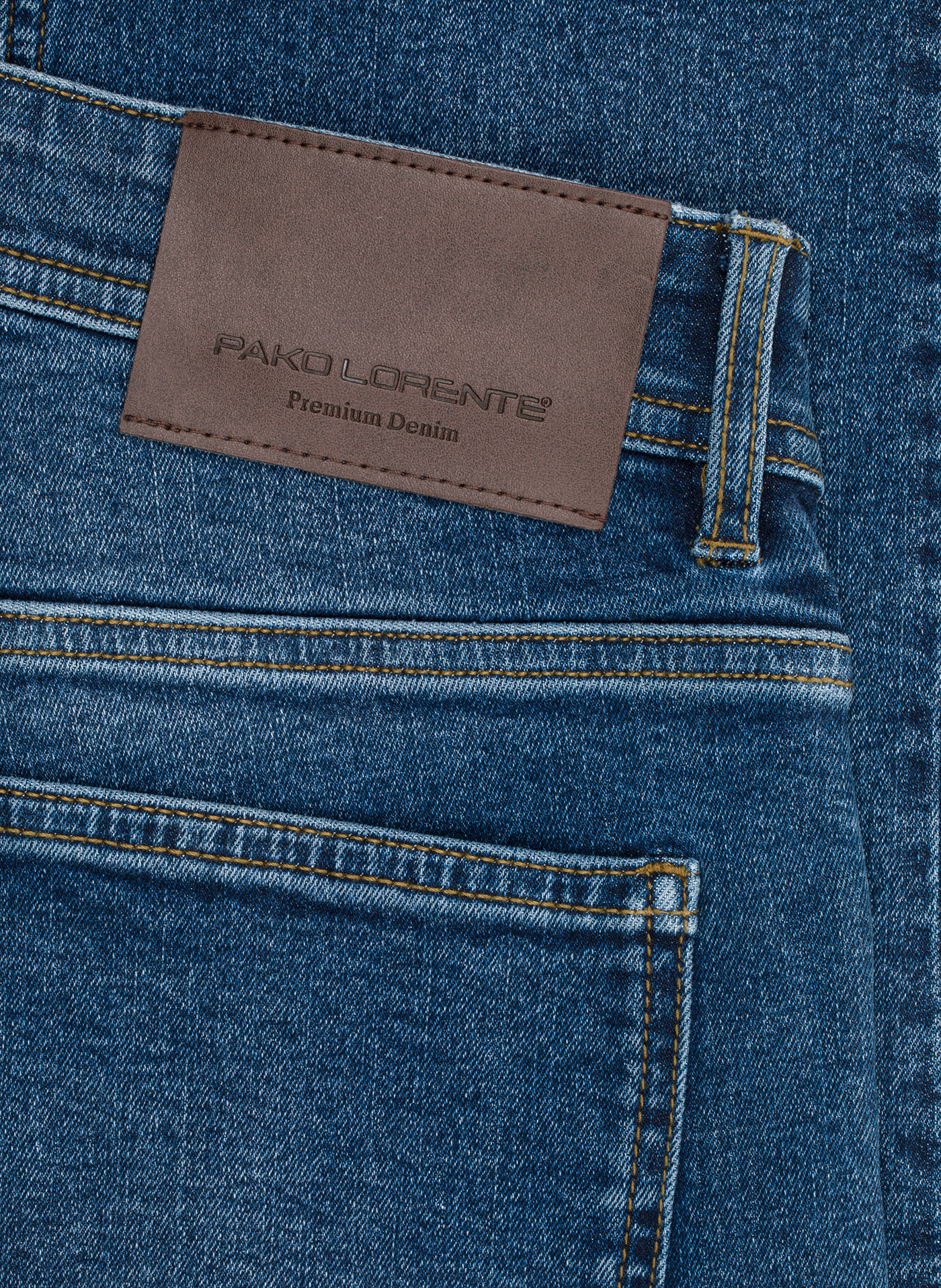 PAKO LORENTE - Granatowe jeansowe spodnie męskie - Pako Lorente