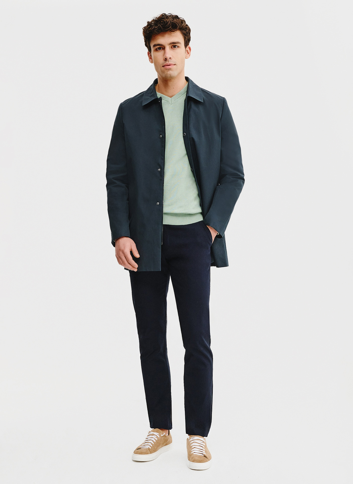 Klasyczny płaszcz męski - Pako Lorente