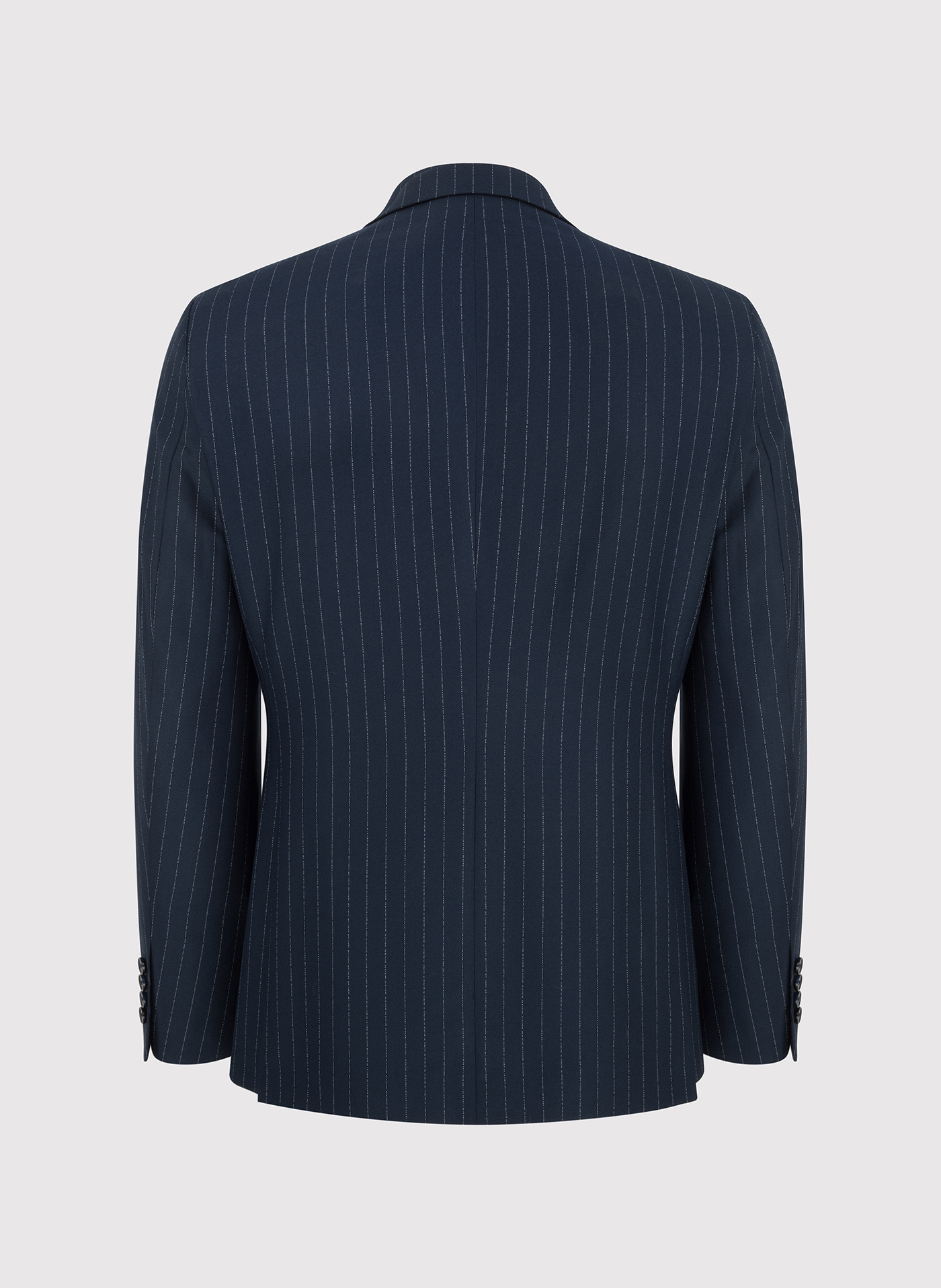 Granatowa marynarka garniturowa w prążki - Pako Lorente