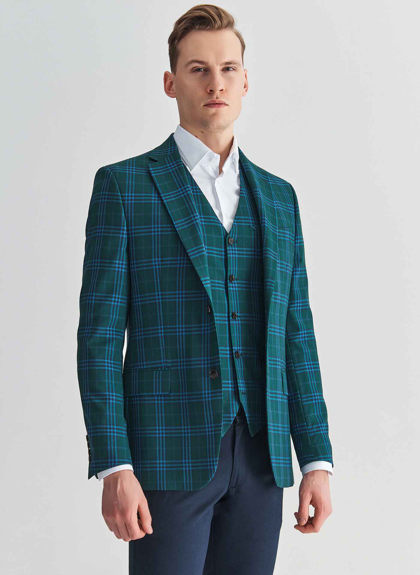 Marynarka męska P22SP-3X-006-Z-S - Pako Lorente