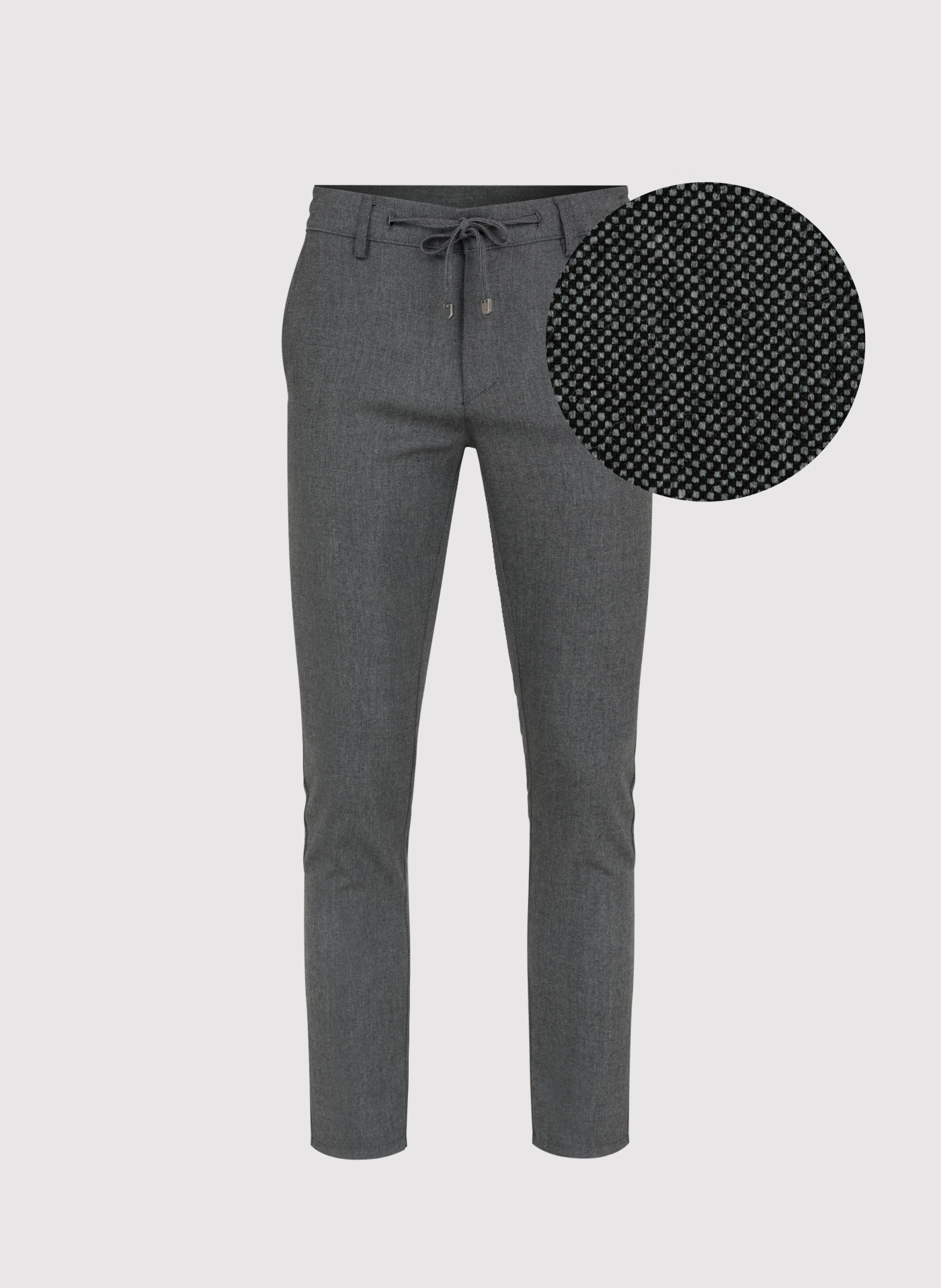 Męskie spodnie w kolorze szarym - Pako Lorente