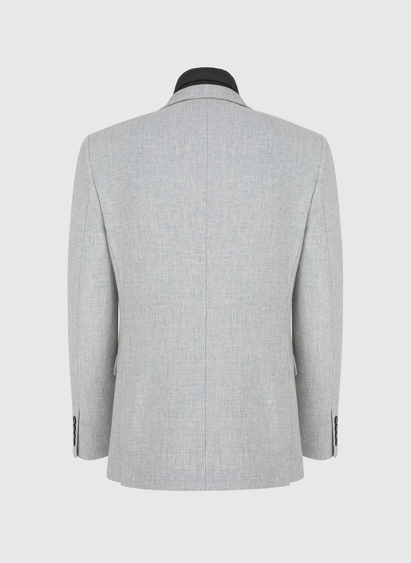 Szara marynarka męska z odpinaną podpinką - Pako Lorente
