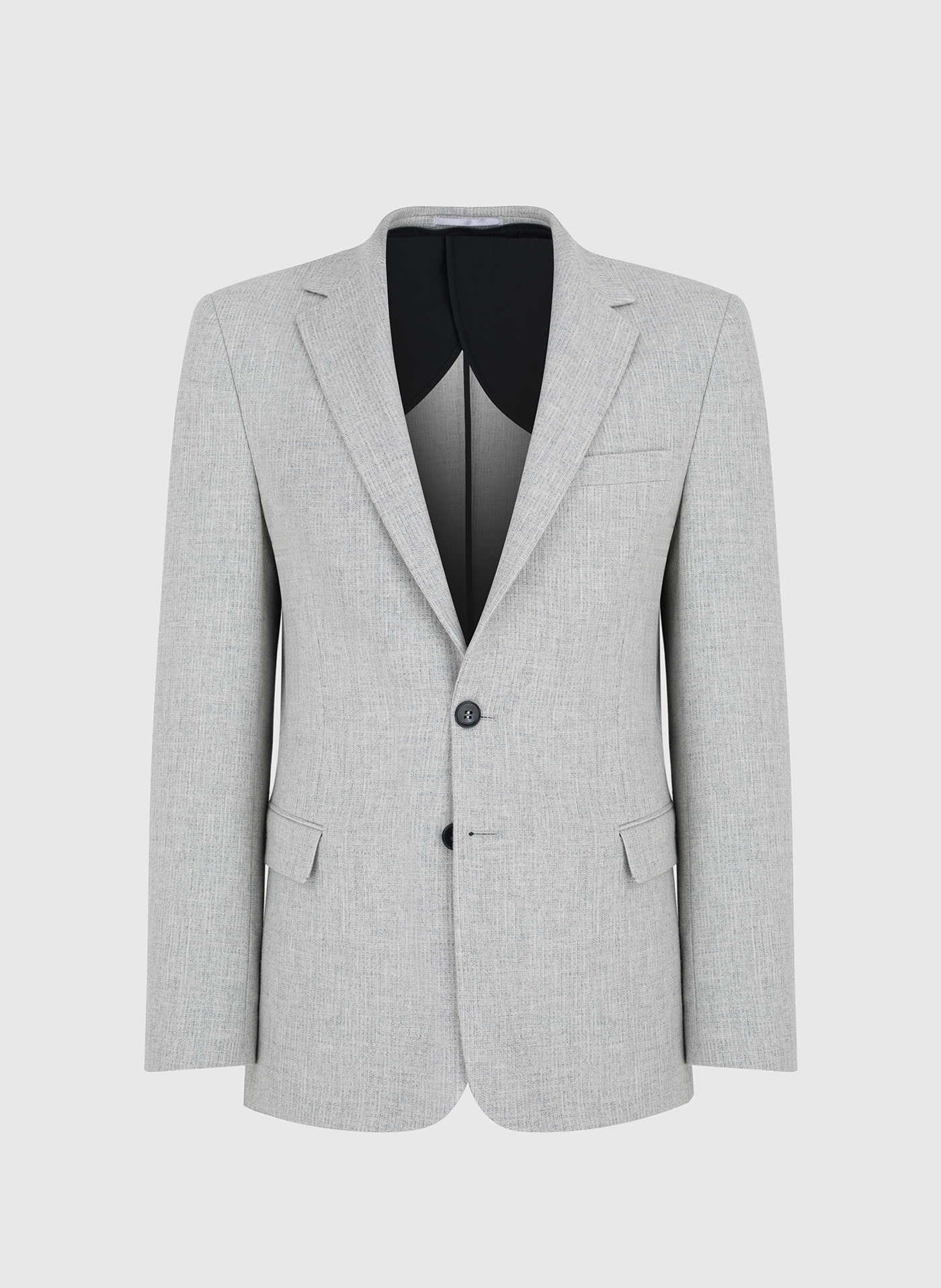 Szara marynarka męska z odpinaną podpinką - Pako Lorente