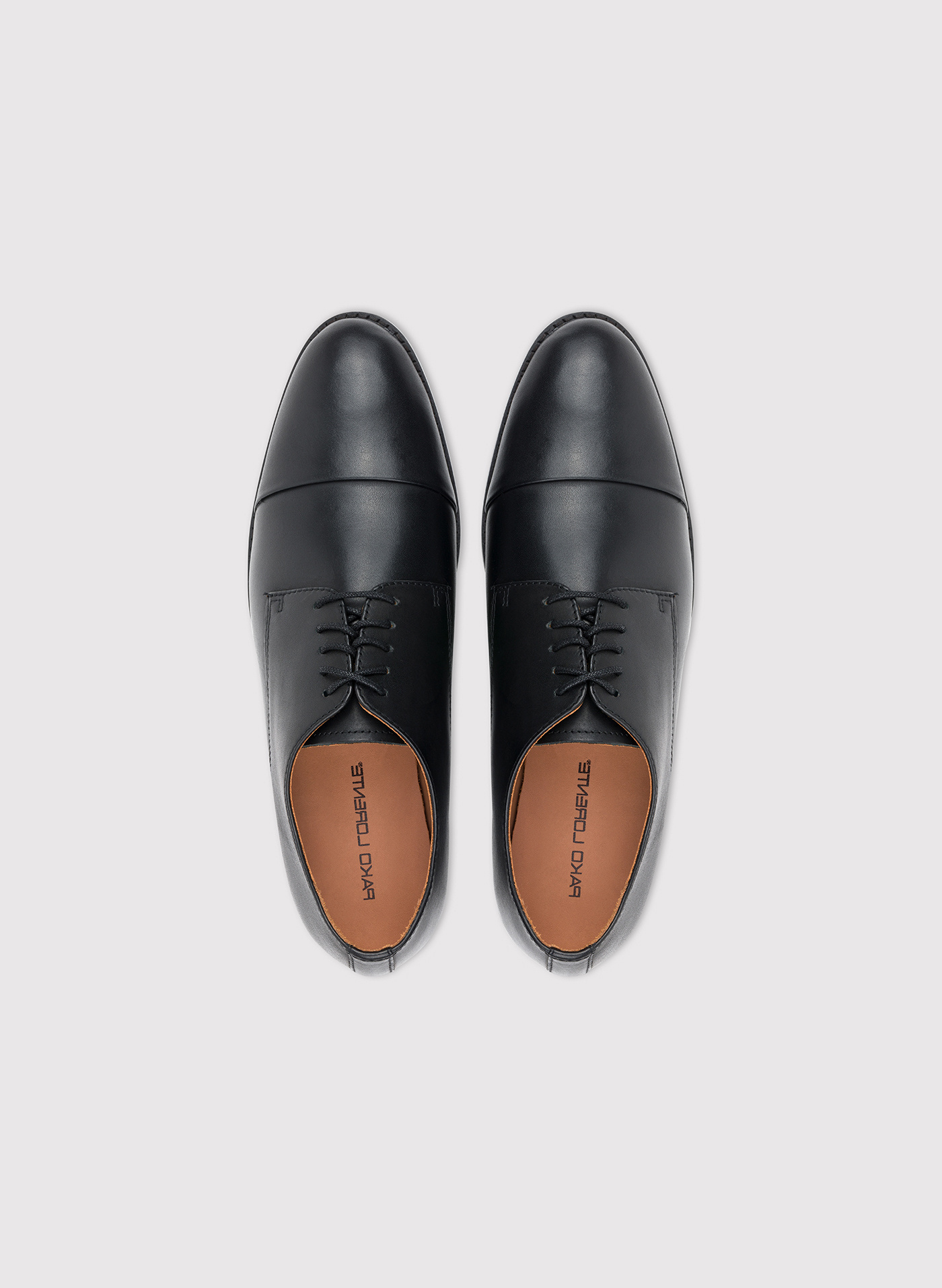 Czarne eleganckie buty męskie - Pako Lorente