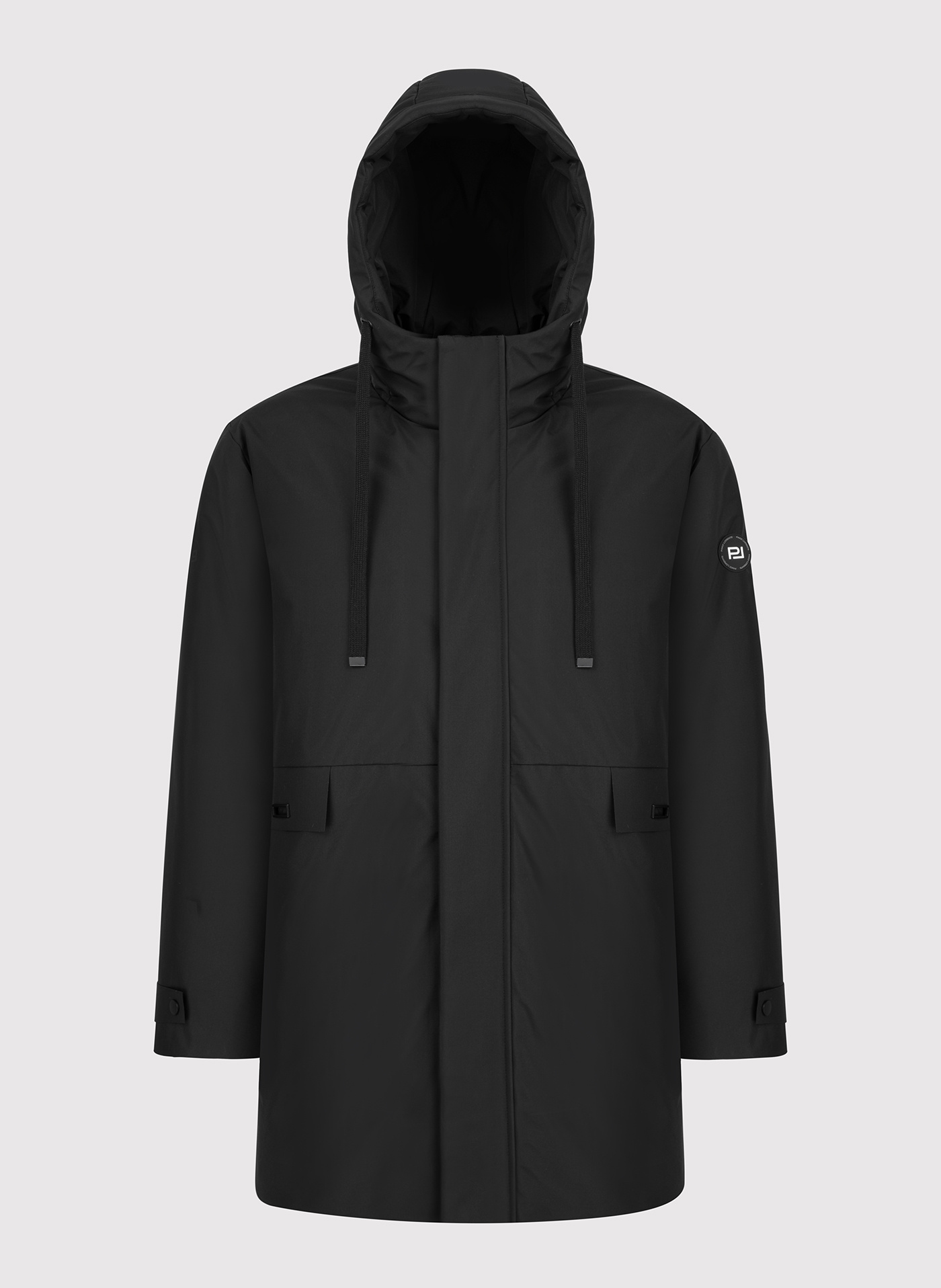 Puchowa kurtka męska w czarnym kolorze - Pako Lorente