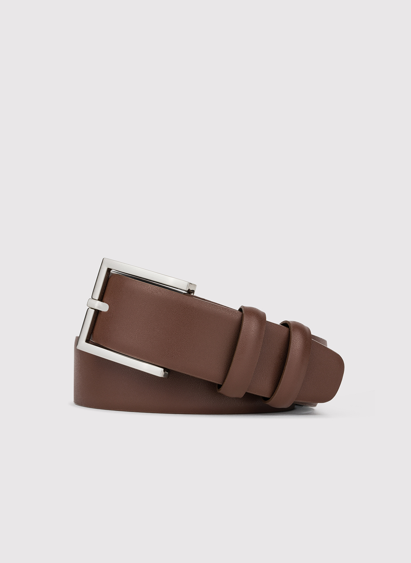 PAKO LORENTE - Kamelowy skórzany pasek męski - Pako Lorente