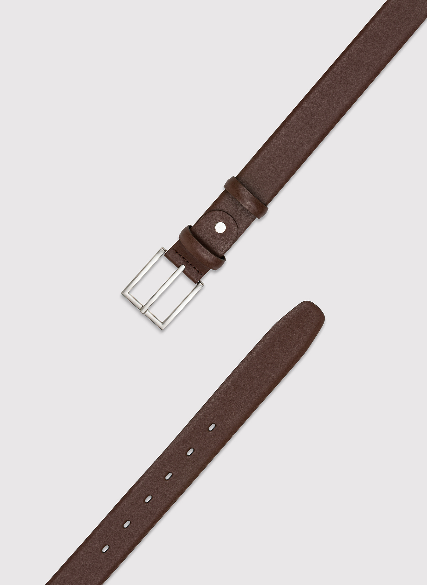 PAKO LORENTE - Kamelowy skórzany pasek męski - Pako Lorente