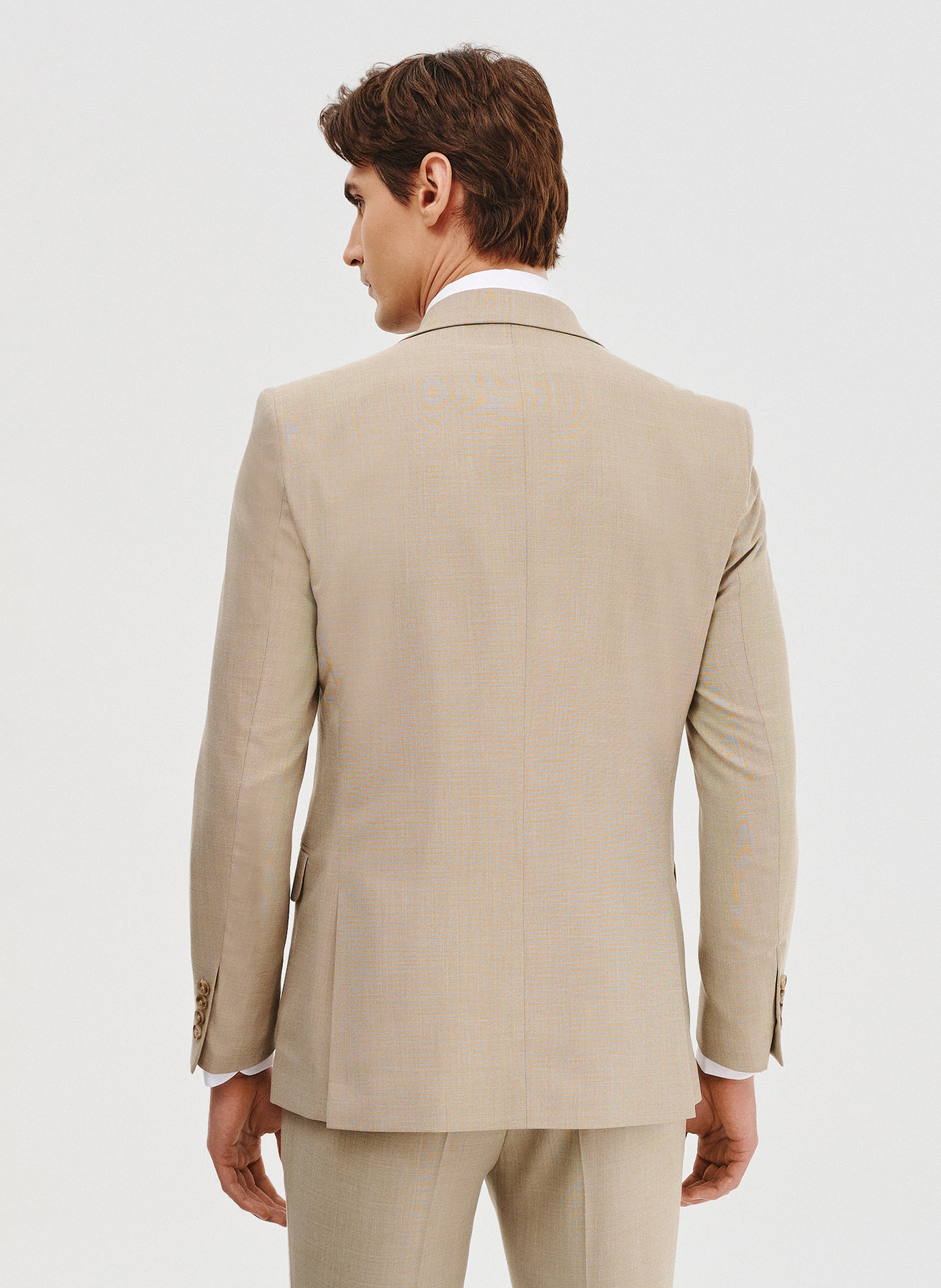 Beżowa marynarka garniturowa - Pako Lorente