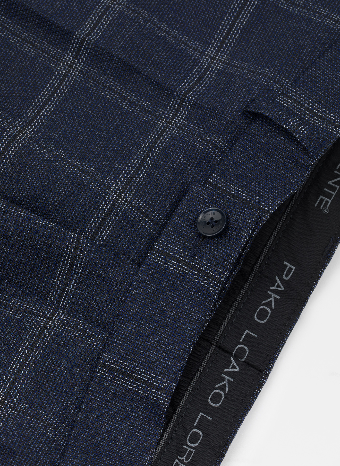 Granatowe spodnie garniturowe P21WF-6G-032-G - Pako Lorente