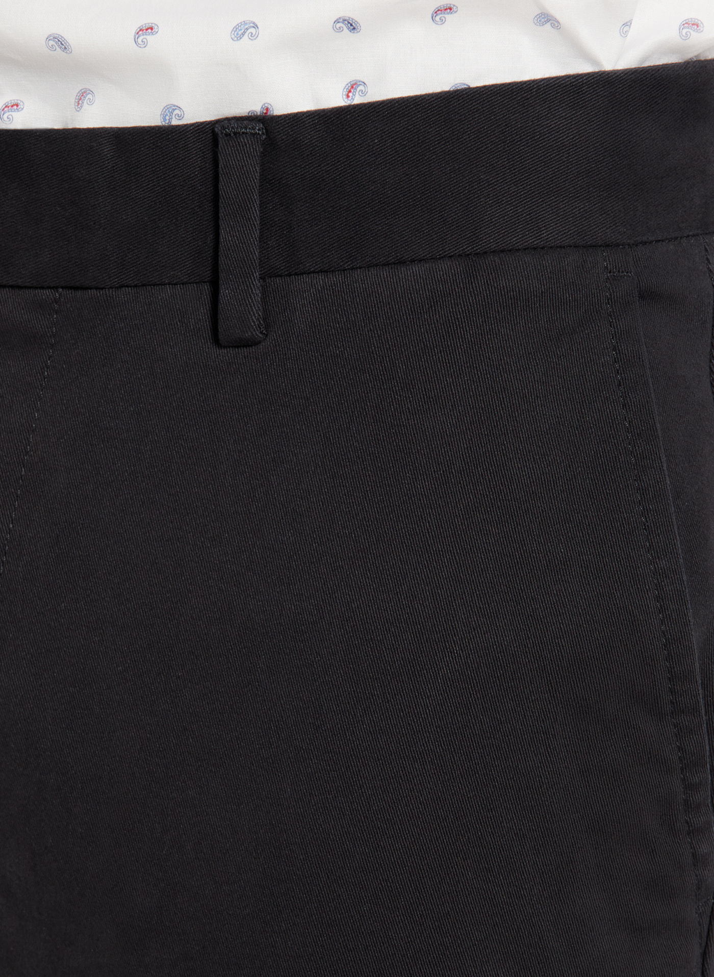 PAKO LORENTE - Granatowe spodnie chino z bawełną - Pako Lorente