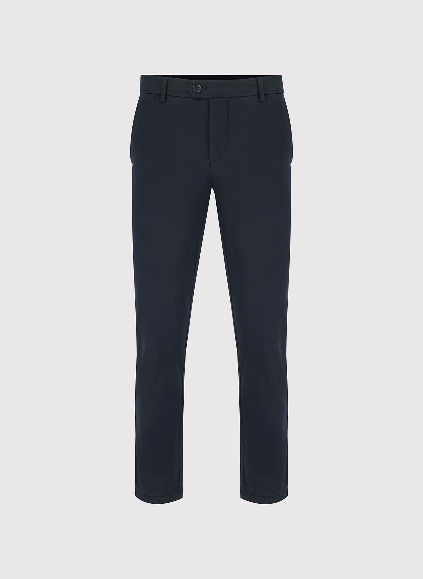 PAKO LORENTE - Granatowe spodnie chino z bawełną - Pako Lorente