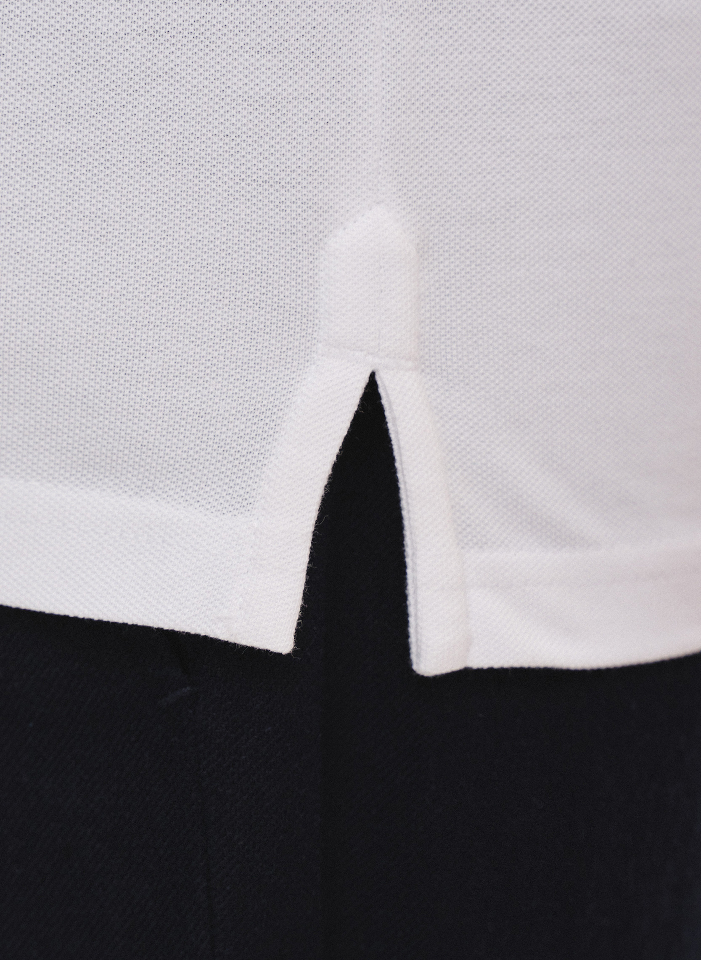 PAKO LORENTE - Biały gładki t-shirt polo - Pako Lorente