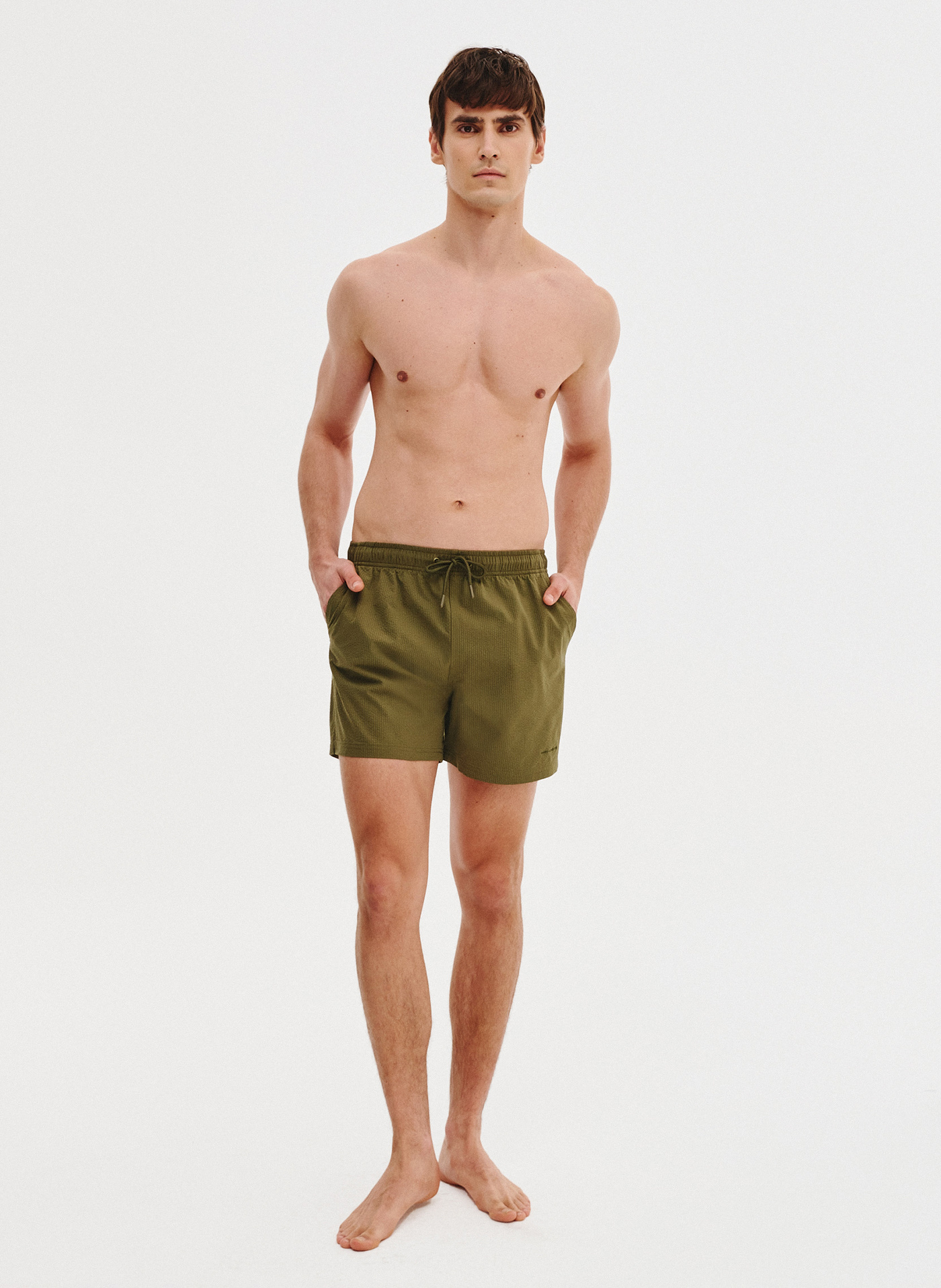 PAKO LORENTE - Zielone szorty kąpielowe męskie - Pako Lorente