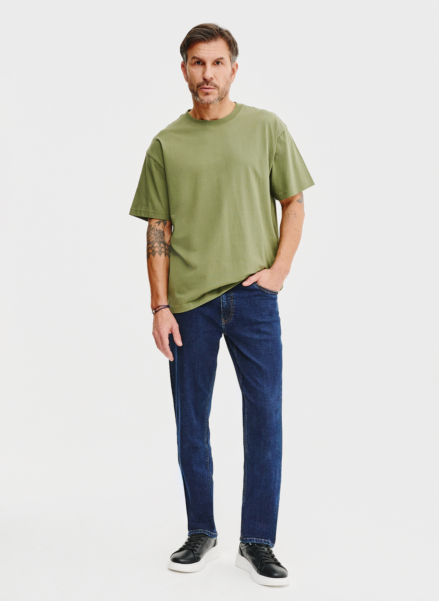 Zielony t-shirt oversize - Pako Lorente