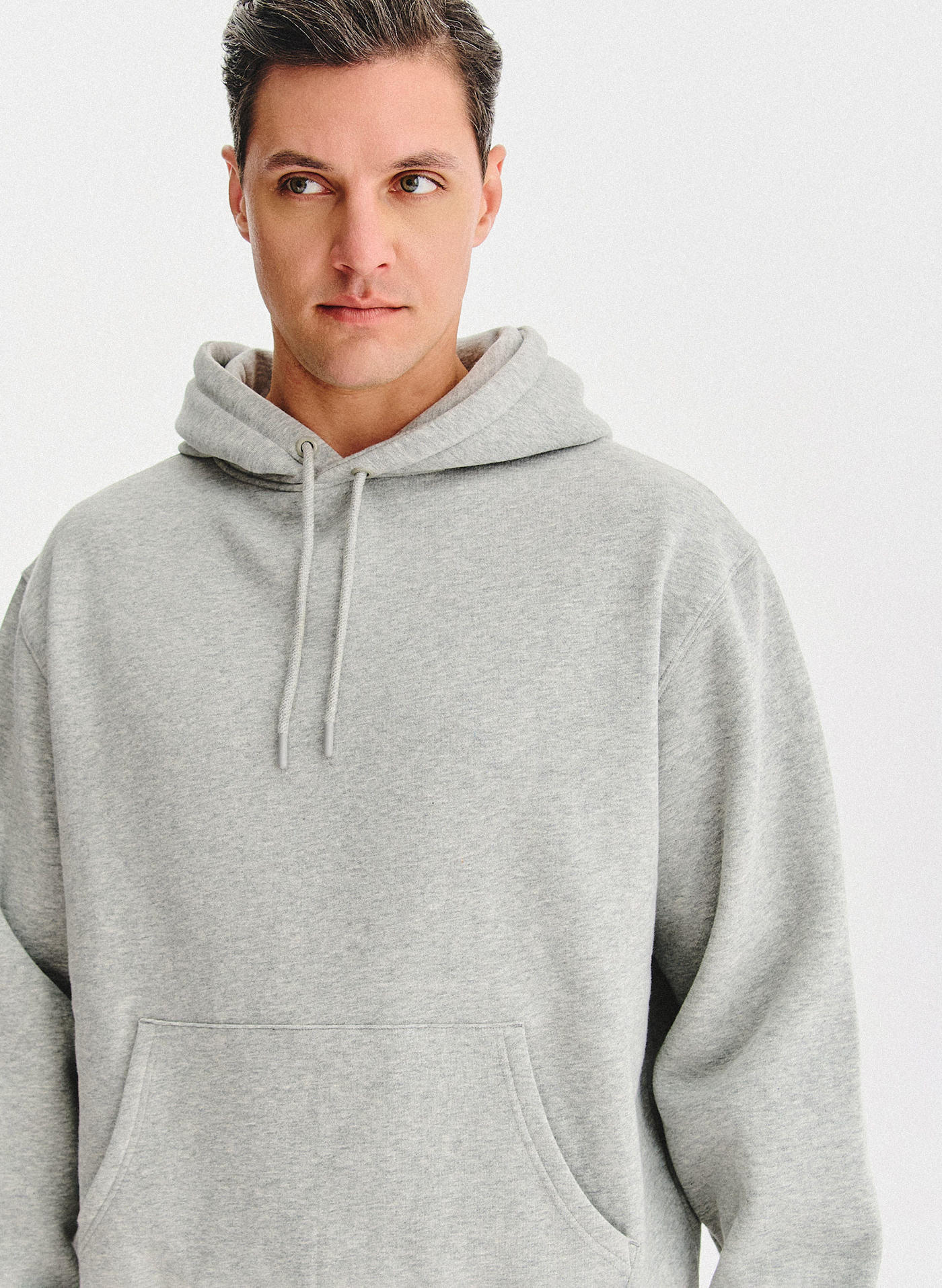 PAKO LORENTE - Szara bluza dresowa z kapturem - Pako Lorente