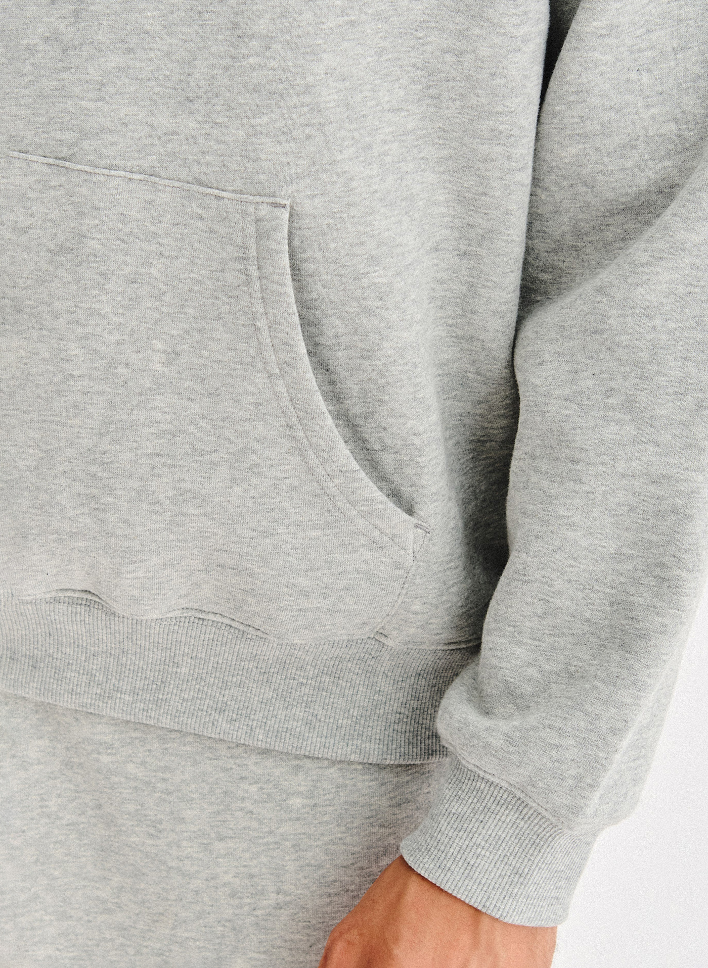 PAKO LORENTE - Szara bluza dresowa z kapturem - Pako Lorente