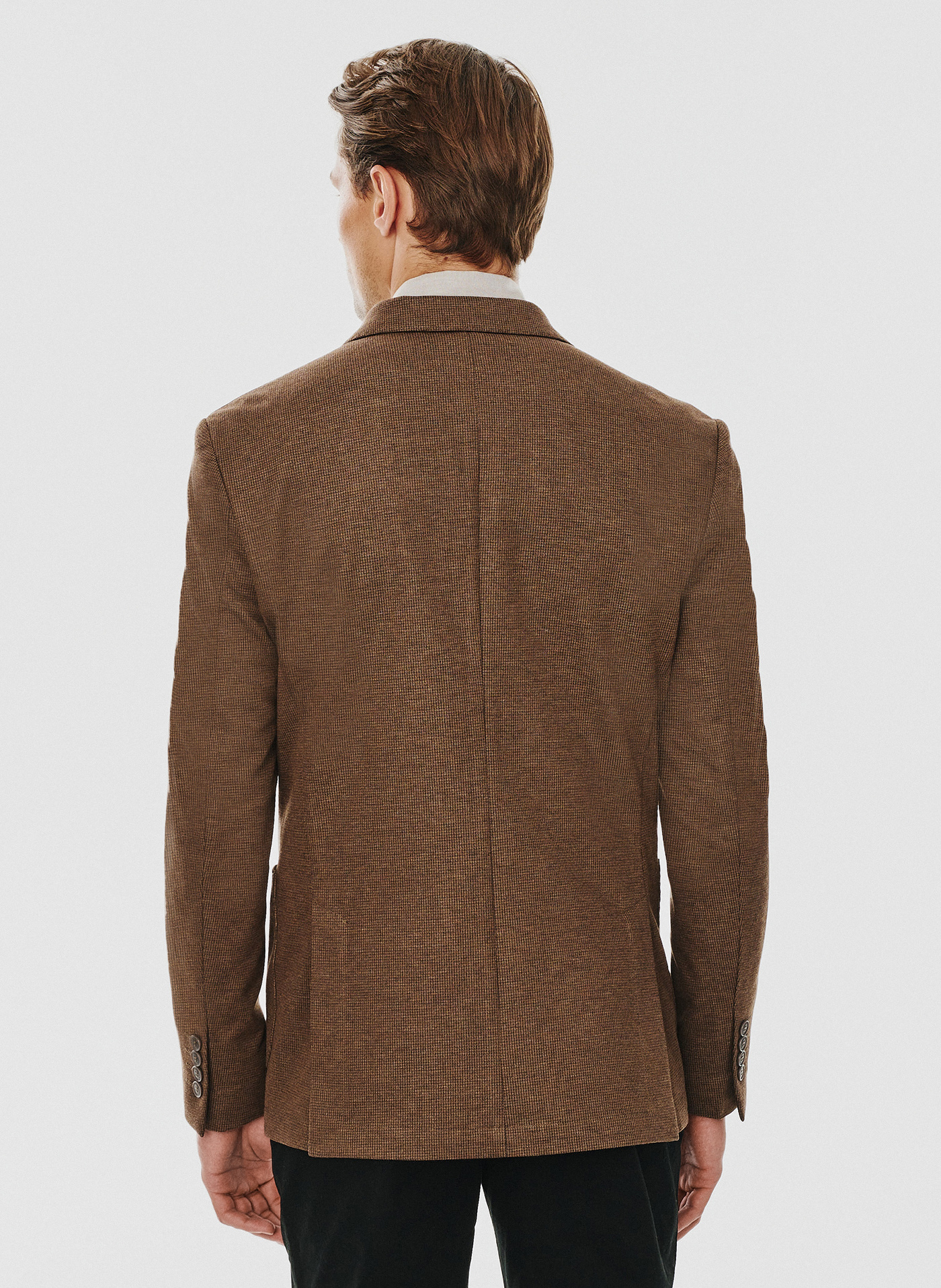 Brązowa marynarka męska - Pako Lorente