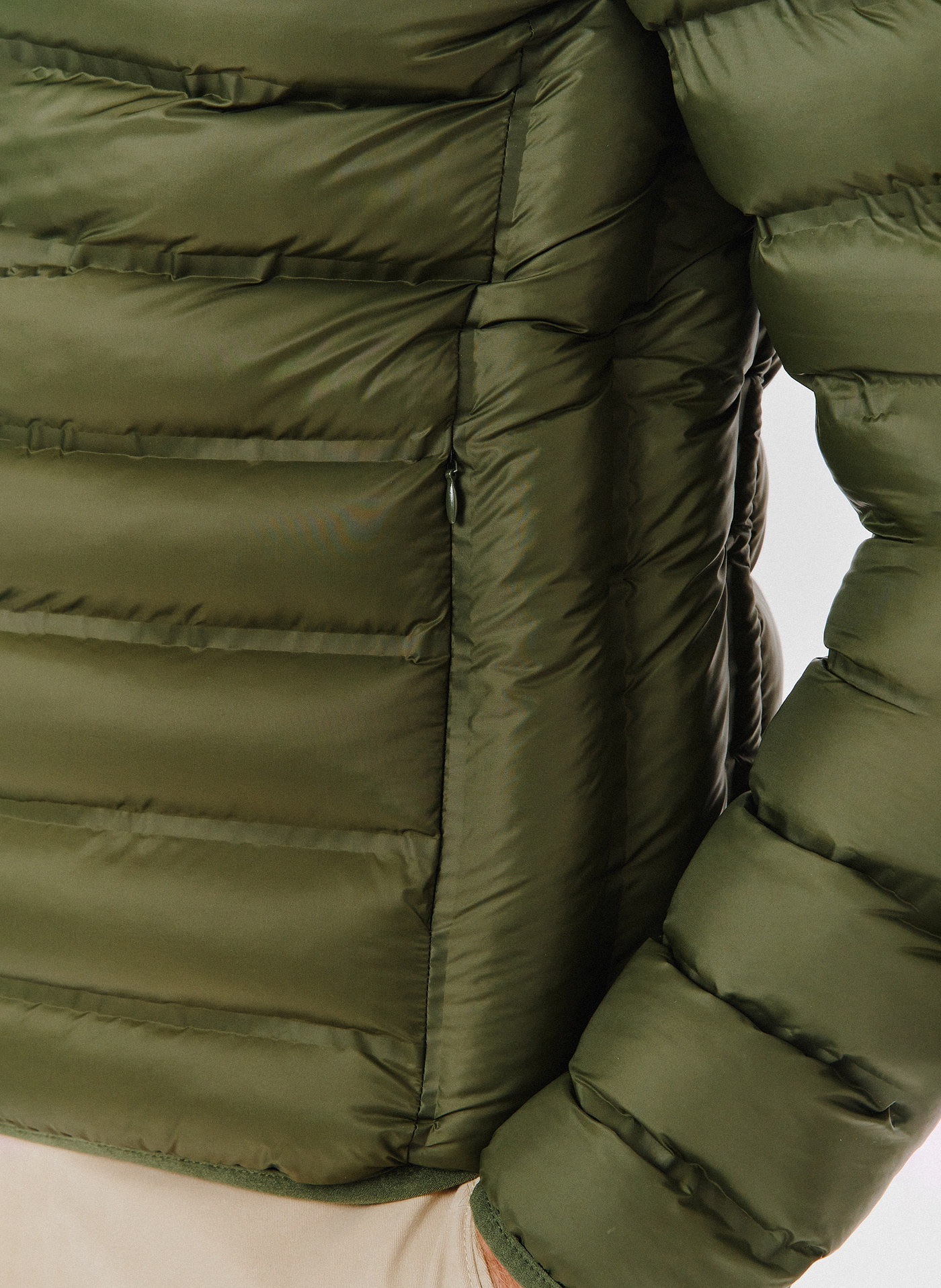 Krótka pikowana kurtka w kolorze zielonym - Pako Lorente