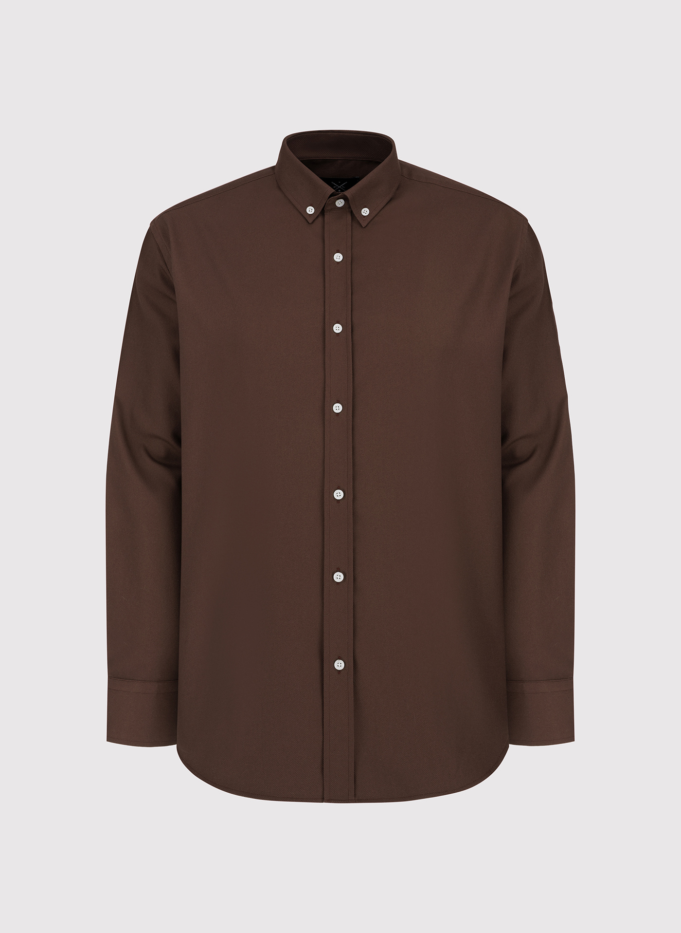 Brązowa bawełniana koszula męska - Pako Lorente